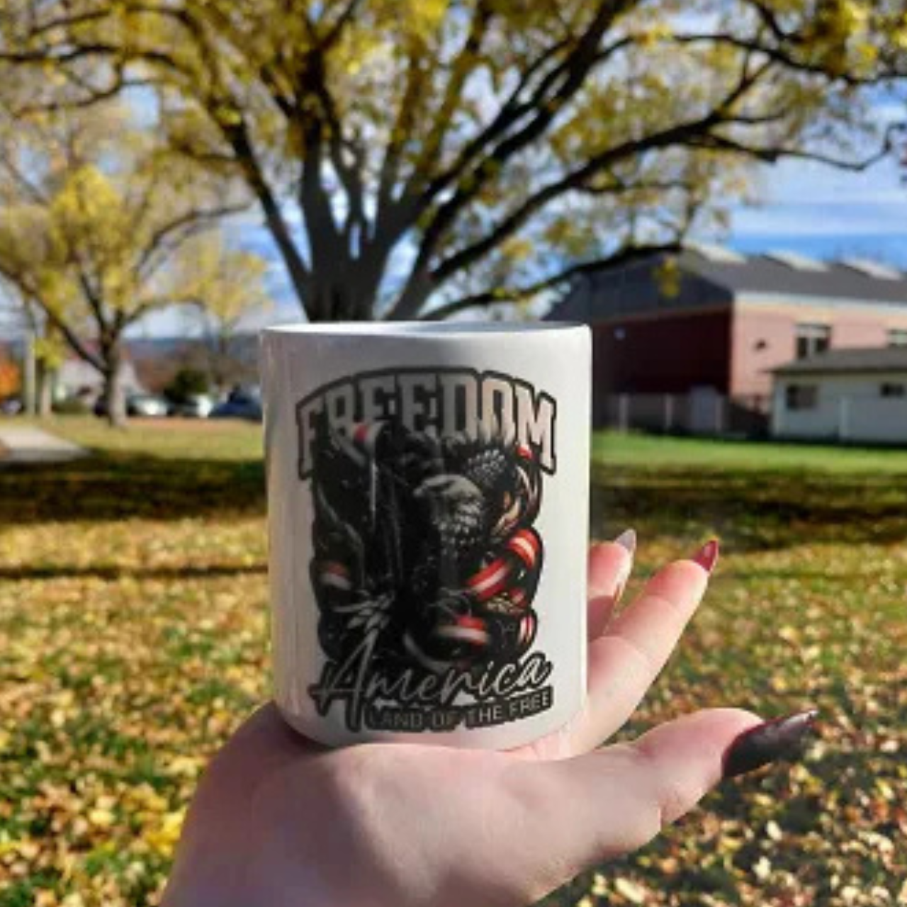 Freedom America - Magic Mug, 11oz product thumbnail image Freedom America - Magic Mug, 11oz product thumbnail image