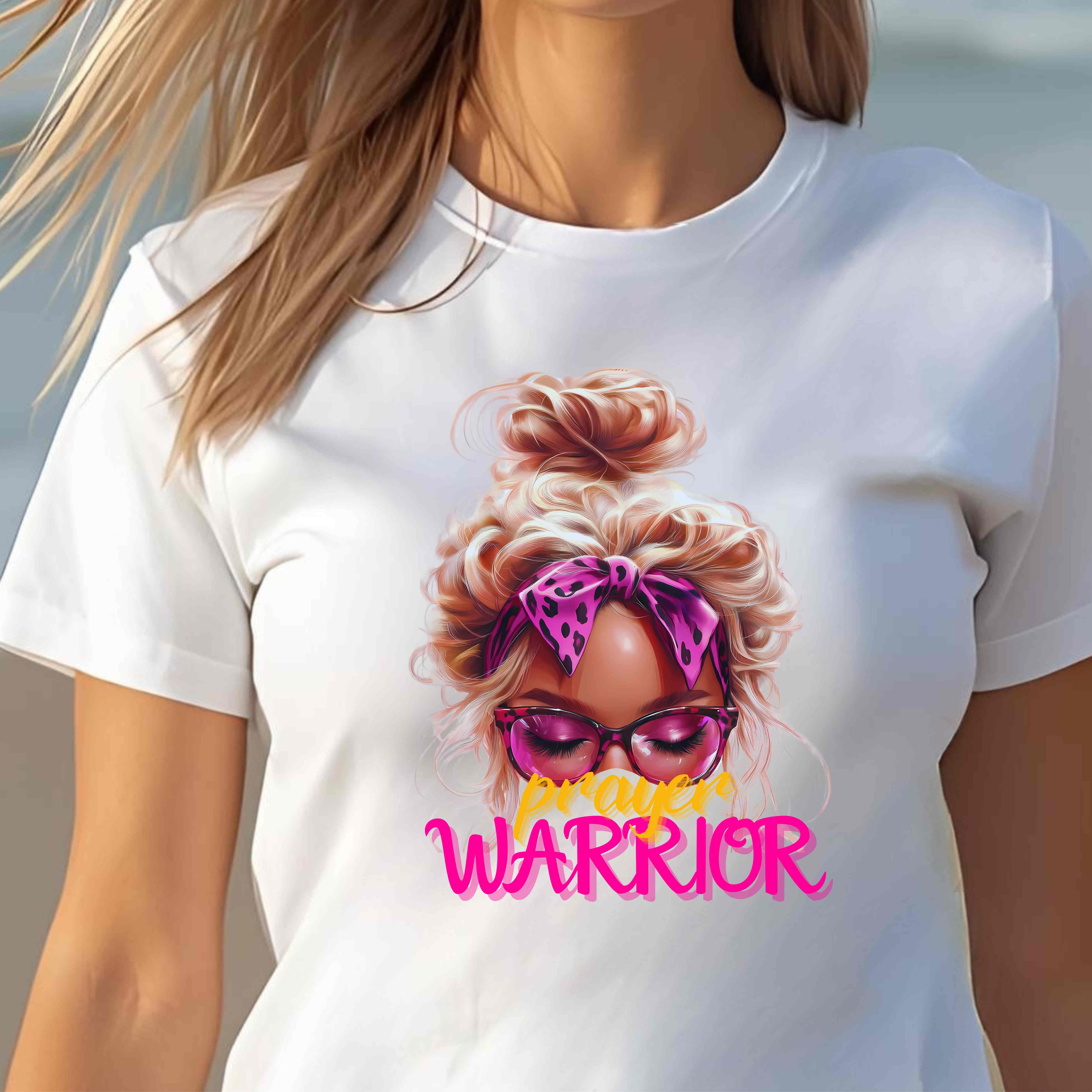 "Prayer Warrior" – Wear Your Faith. Walk in Power, Christian Women Cotton T-shirt, Motivational, Inspirational Gift "Prayer Warrior" – Wear Your Faith. Walk in Power, Christian Women Cotton T-shirt, Motivational, Inspirational Gift