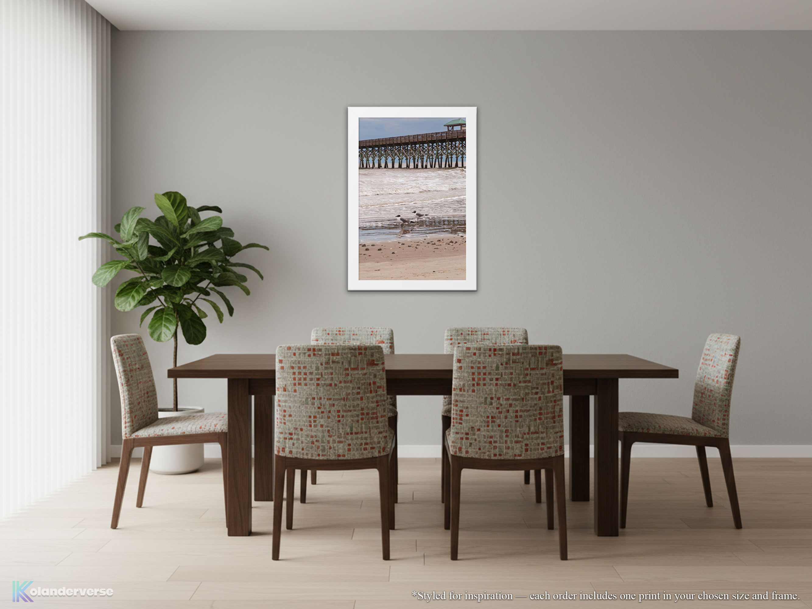 Seagulls on Shore Next to Folly Beach Ocean Pier - Framed Print - South Carolina Coastal Birds Photography Art, Home Décor #8 product thumbnail image Seagulls on Shore Next to Folly Beach Ocean Pier - Framed Print - South Carolina Coastal Birds Photography Art, Home Décor #8 product thumbnail image