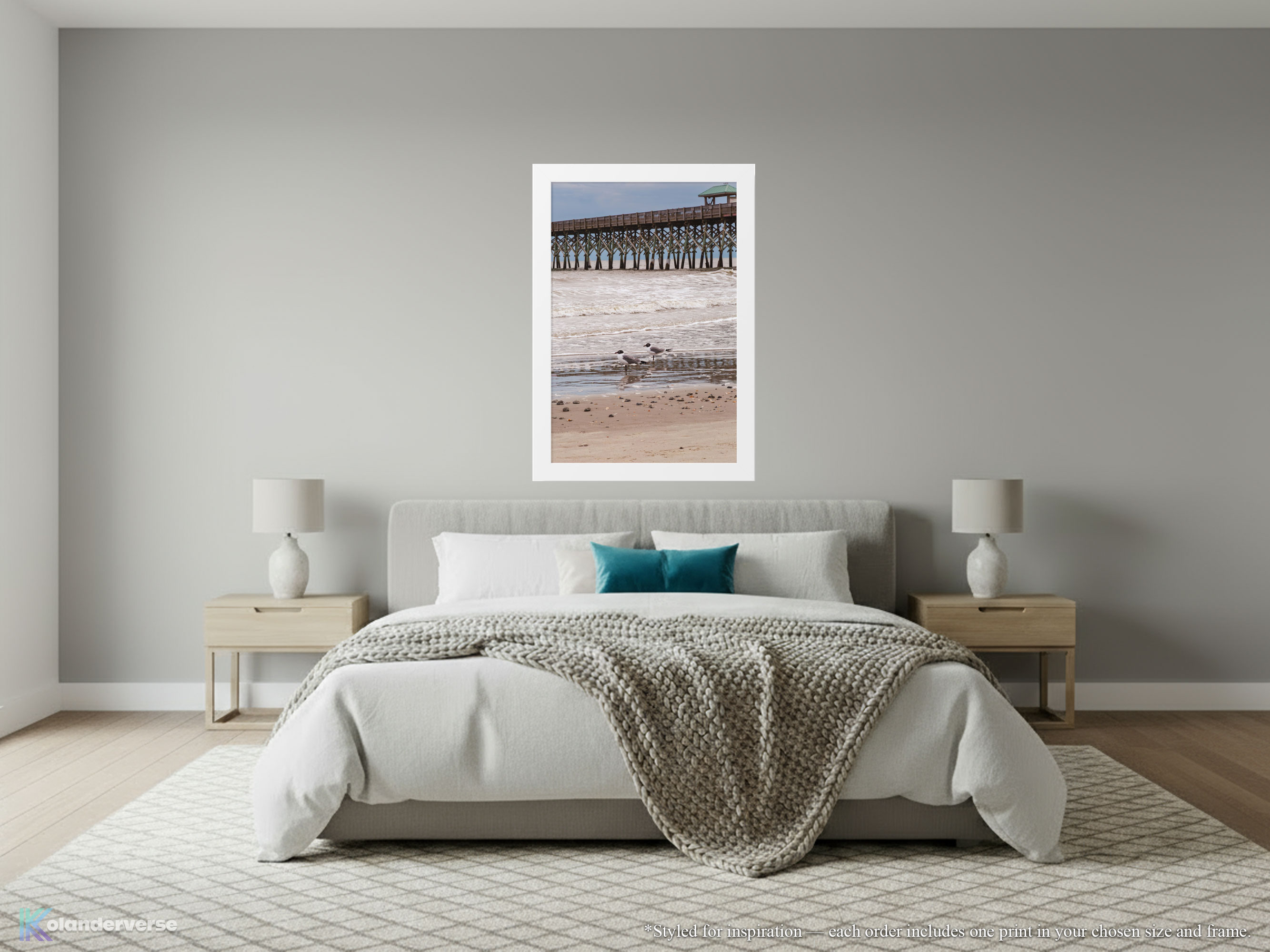 Seagulls on Shore Next to Folly Beach Ocean Pier - Framed Print - South Carolina Coastal Birds Photography Art, Home Décor #8 product thumbnail image Seagulls on Shore Next to Folly Beach Ocean Pier - Framed Print - South Carolina Coastal Birds Photography Art, Home Décor #8 product thumbnail image
