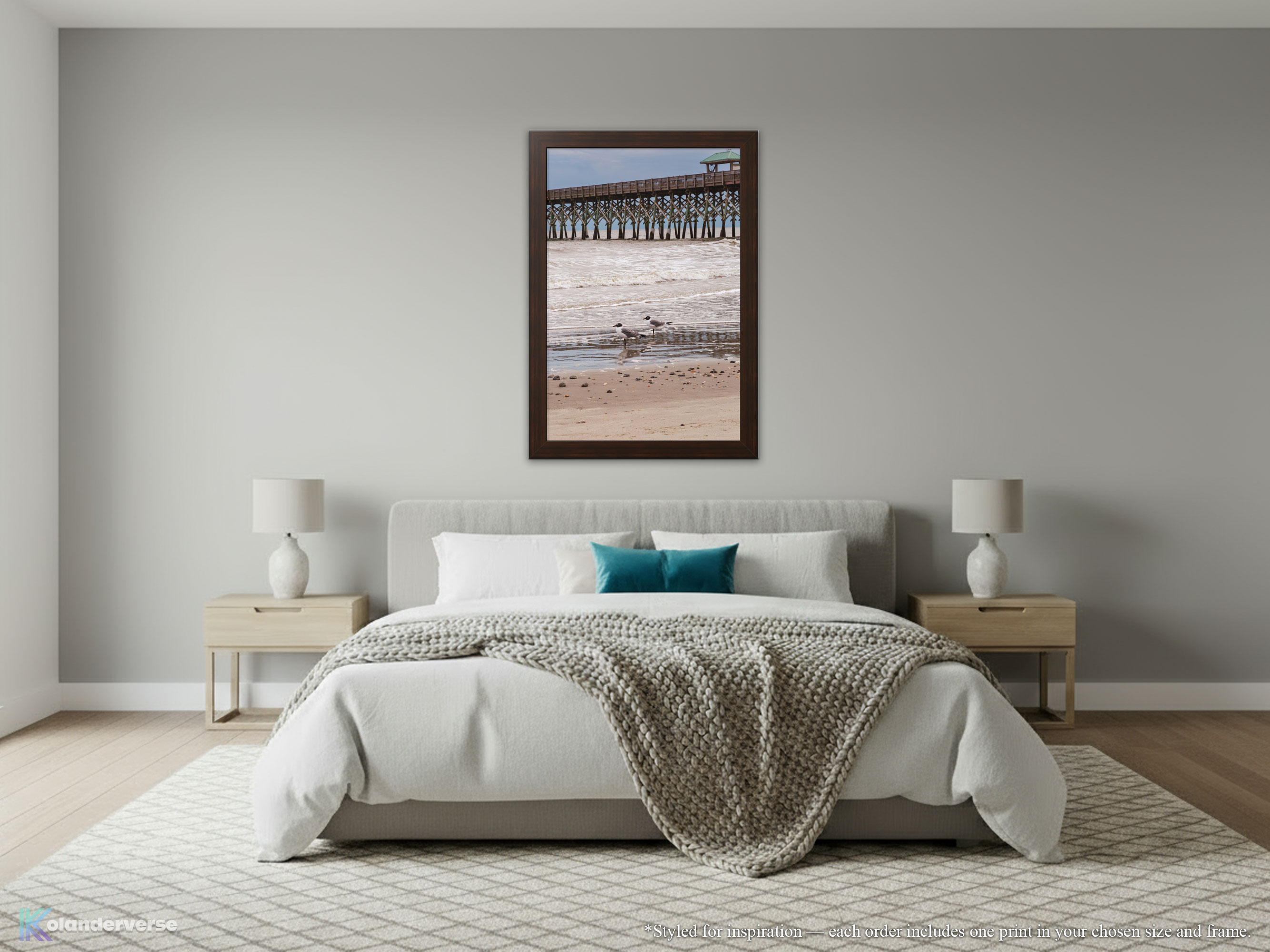 Seagulls on Shore Next to Folly Beach Ocean Pier - Framed Print - South Carolina Coastal Birds Photography Art, Home Décor #8 product thumbnail image Seagulls on Shore Next to Folly Beach Ocean Pier - Framed Print - South Carolina Coastal Birds Photography Art, Home Décor #8 product thumbnail image