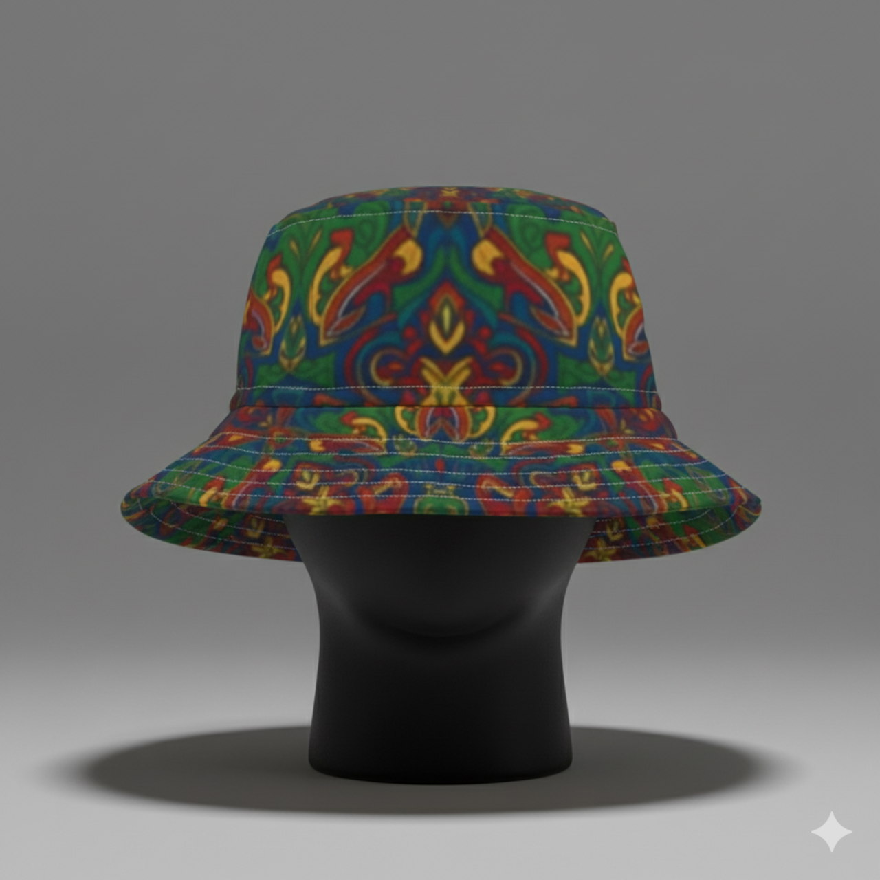 Colorful Paisley Bucket Hat - Vibrant Boho Festival Sun Hat product thumbnail image Colorful Paisley Bucket Hat - Vibrant Boho Festival Sun Hat product thumbnail image