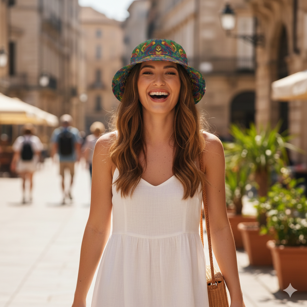 Colorful Paisley Bucket Hat - Vibrant Boho Festival Sun Hat product thumbnail image Colorful Paisley Bucket Hat - Vibrant Boho Festival Sun Hat product thumbnail image