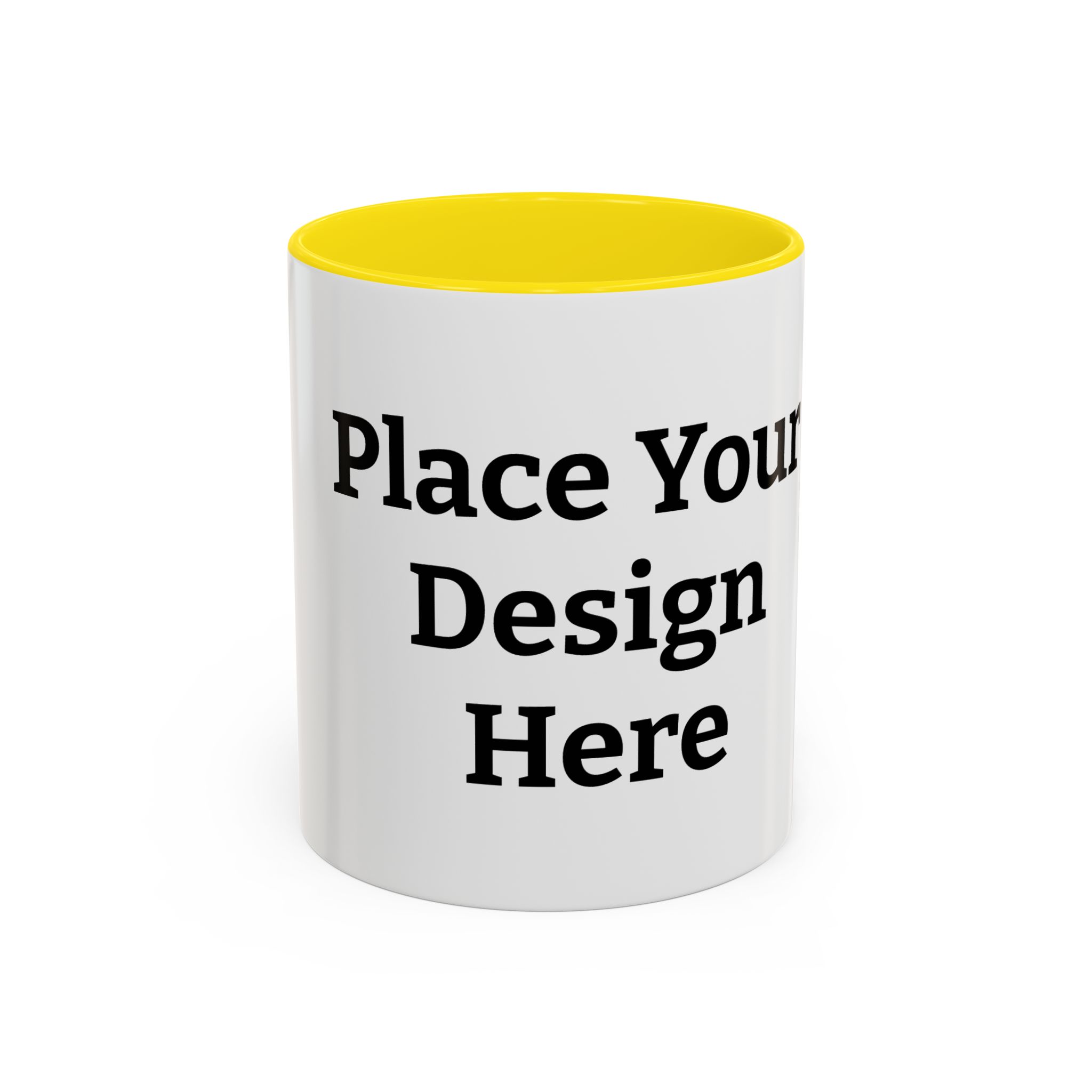 Accent Coffee Mug - Customizable Black Interior &amp; Handle, 11/15oz Personalized Gift product thumbnail image