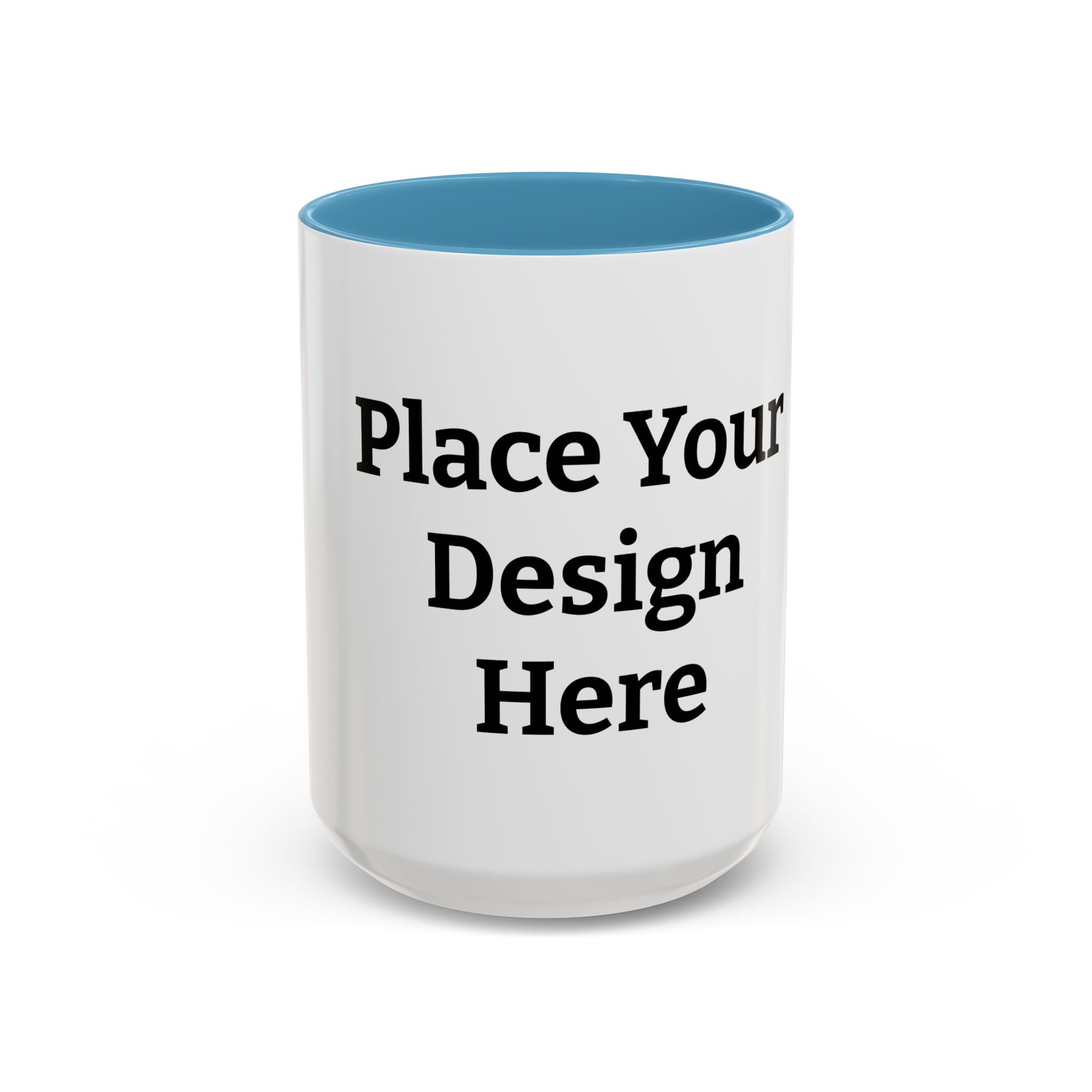 Accent Coffee Mug - Customizable Black Interior &amp; Handle, 11/15oz Personalized Gift product thumbnail image