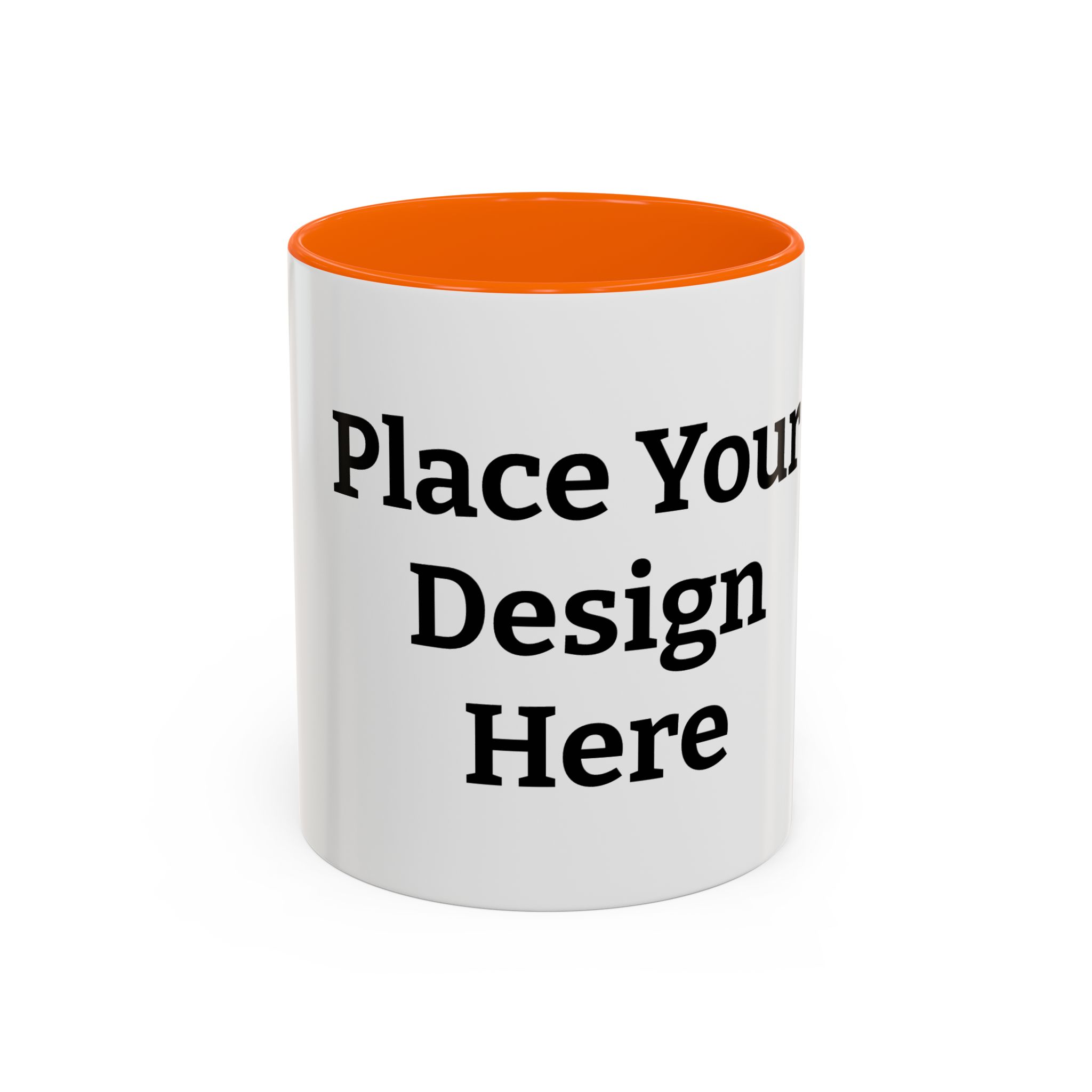 Accent Coffee Mug - Customizable Black Interior &amp; Handle, 11/15oz Personalized Gift