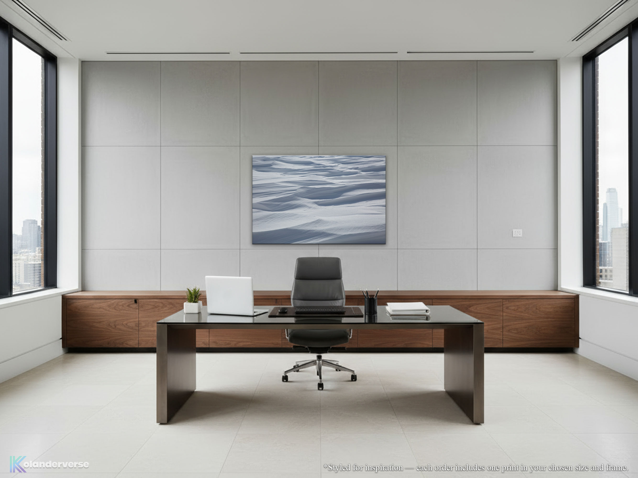 Snow Drifts Photography – Canvas Print - Minimalist Abstract Landscape, Nature Shades of Blue and White Winter Wall Art #23 product thumbnail image Snow Drifts Photography – Canvas Print - Minimalist Abstract Landscape, Nature Shades of Blue and White Winter Wall Art #23 product thumbnail image