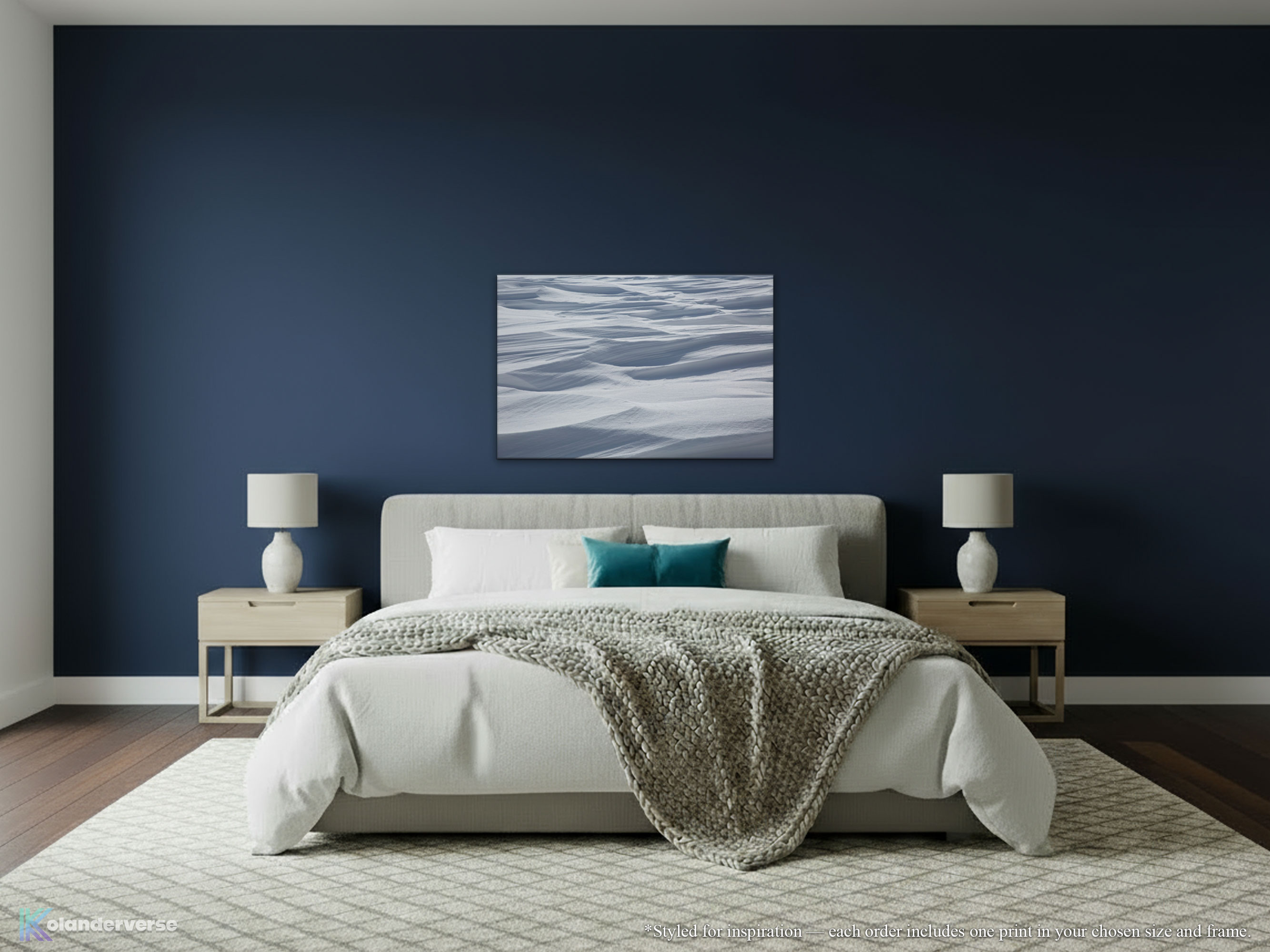 Snow Drifts Photography – Canvas Print - Minimalist Abstract Landscape, Nature Shades of Blue and White Winter Wall Art #23 product thumbnail image Snow Drifts Photography – Canvas Print - Minimalist Abstract Landscape, Nature Shades of Blue and White Winter Wall Art #23 product thumbnail image