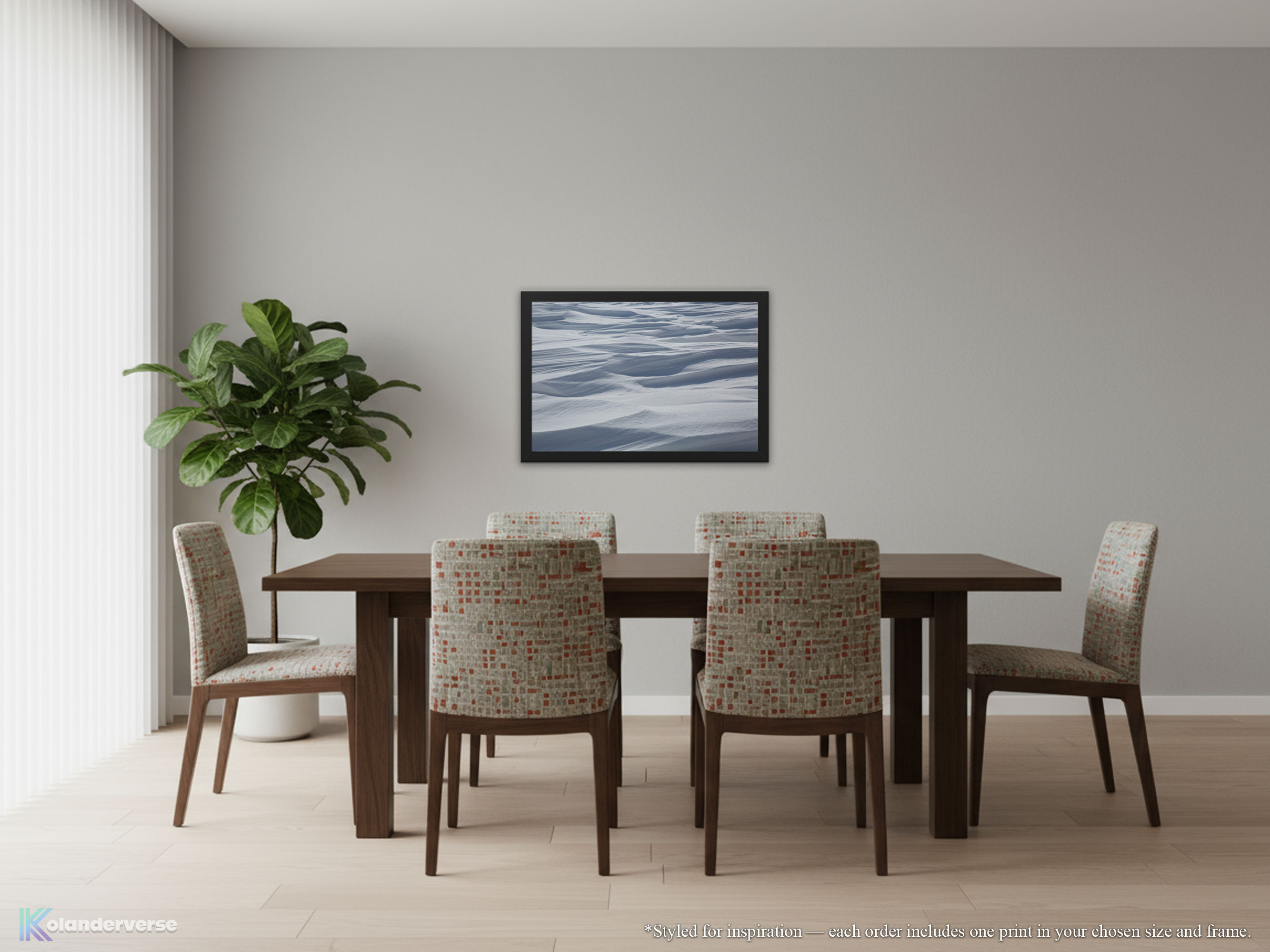 Snow Drifts Photography – Framed Print - Minimalist Abstract Landscape, Nature Shades of Blue and White Winter Wall Art #23 product thumbnail image Snow Drifts Photography – Framed Print - Minimalist Abstract Landscape, Nature Shades of Blue and White Winter Wall Art #23 product thumbnail image