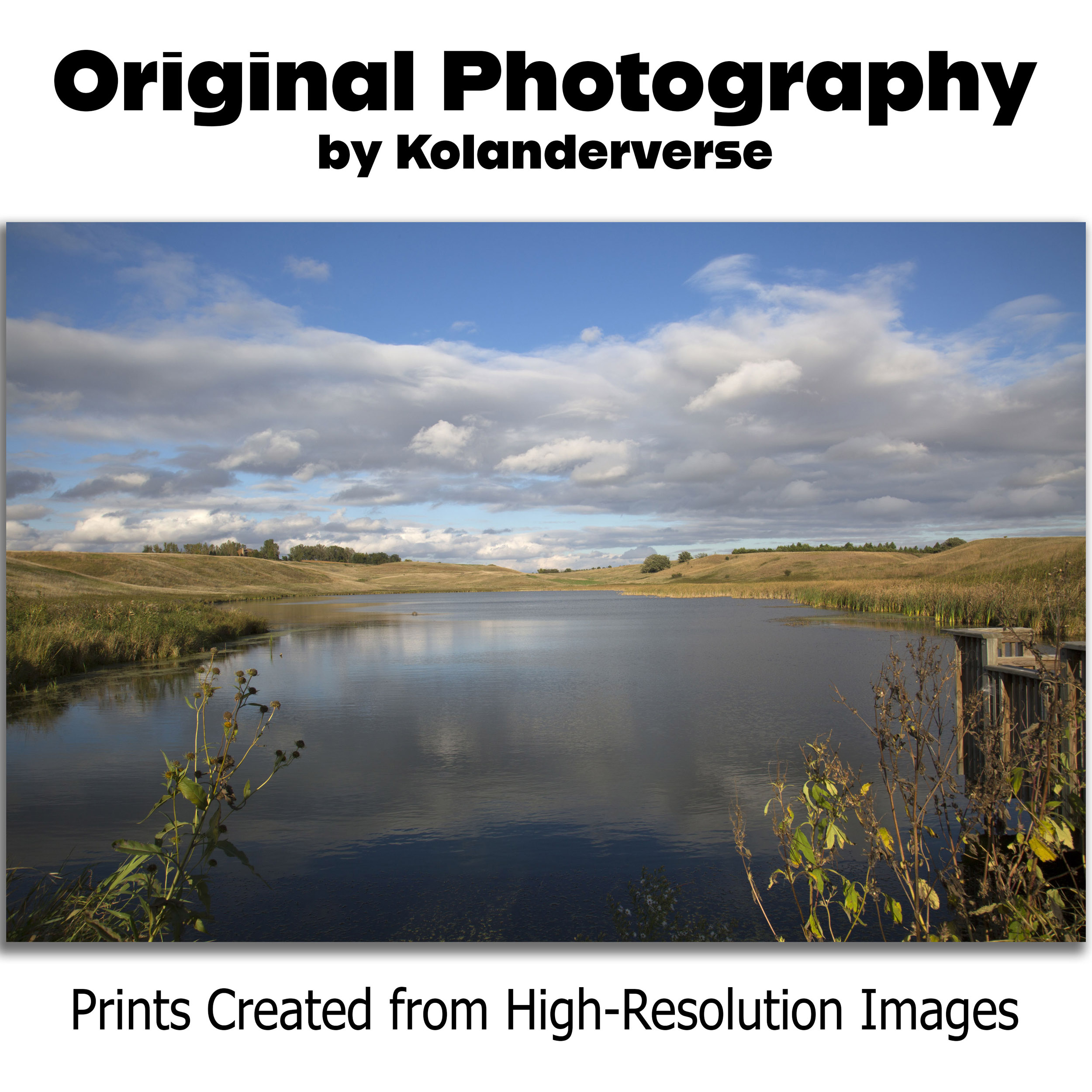 Prairie Lake - Framed Print - Minnesota Wetlands Photography Landscape - Countryside Water Rustic Wall Art #24 product thumbnail image