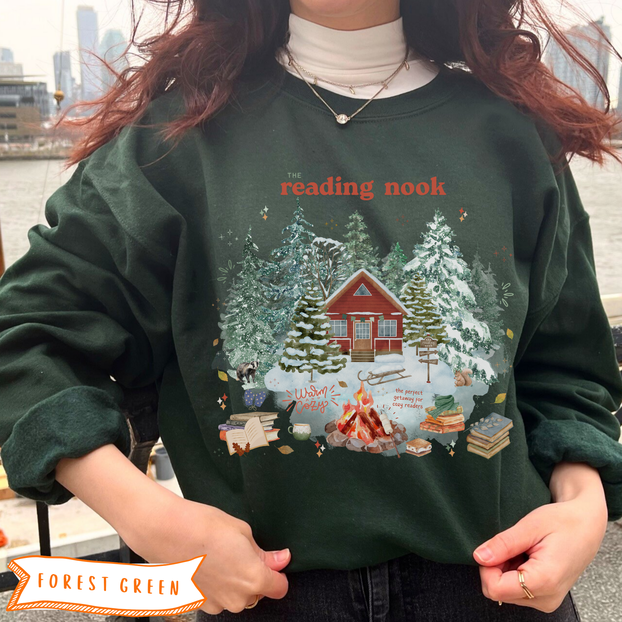 The Reading Nook Crewneck Sweatshirt product thumbnail image