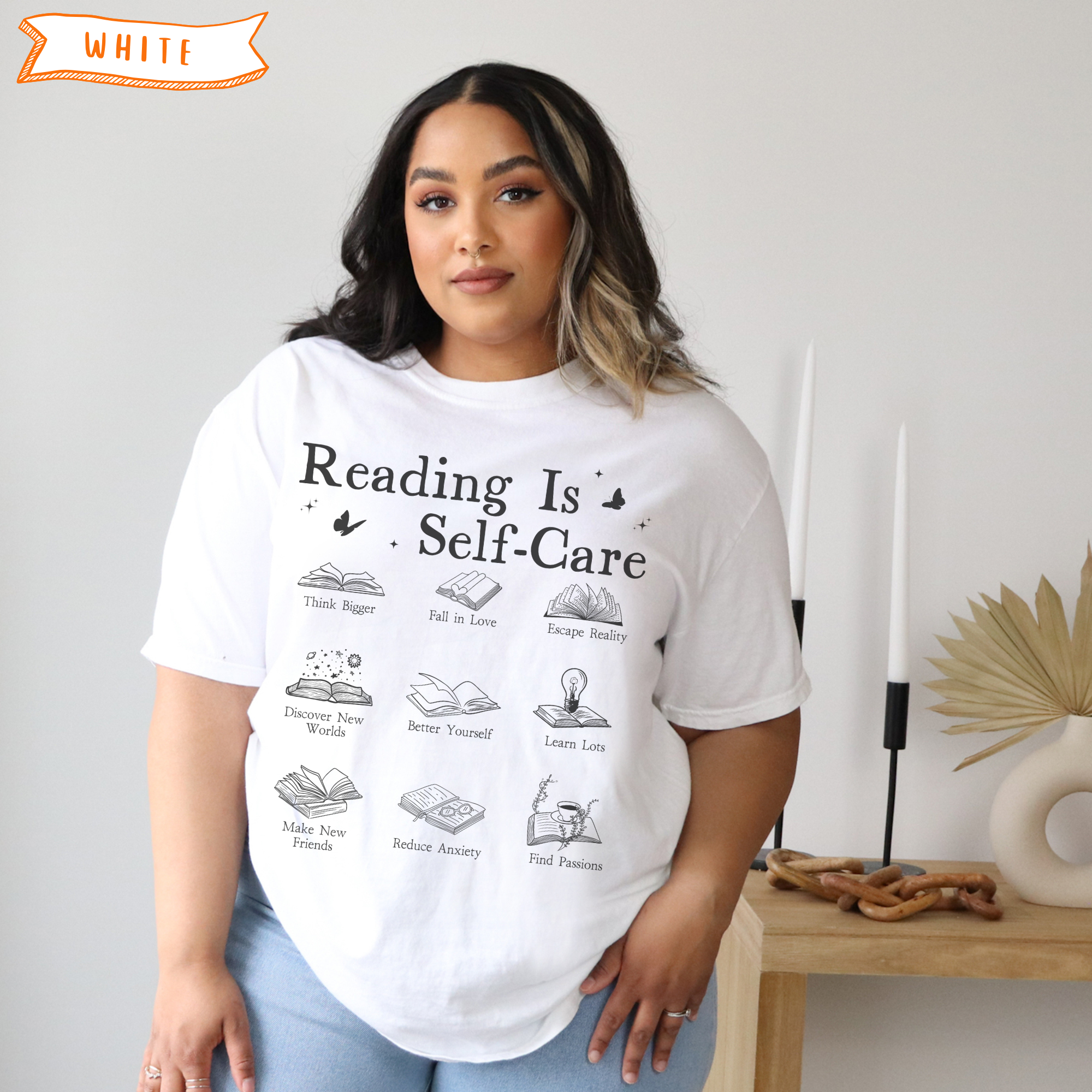 Reading is Self-Care T-Shirt product thumbnail image