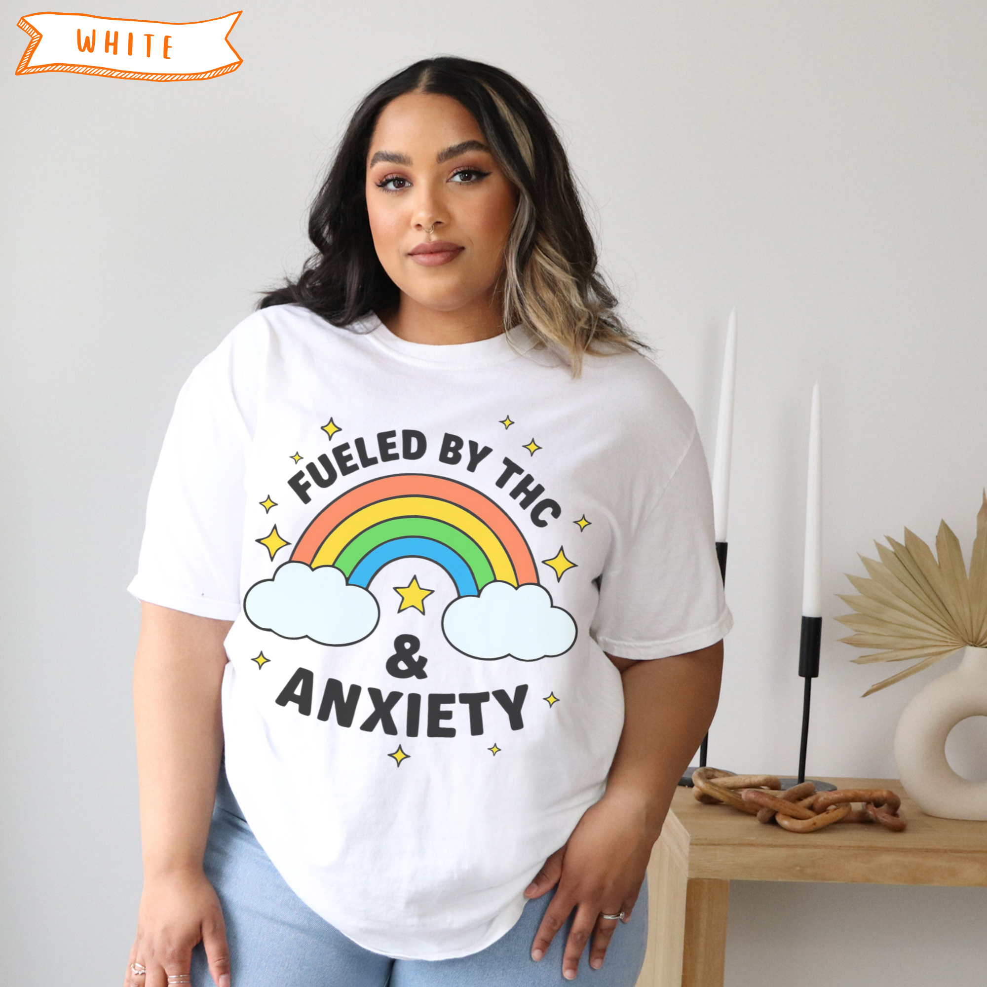 Fueled by THC &amp; Anxiety T-Shirt