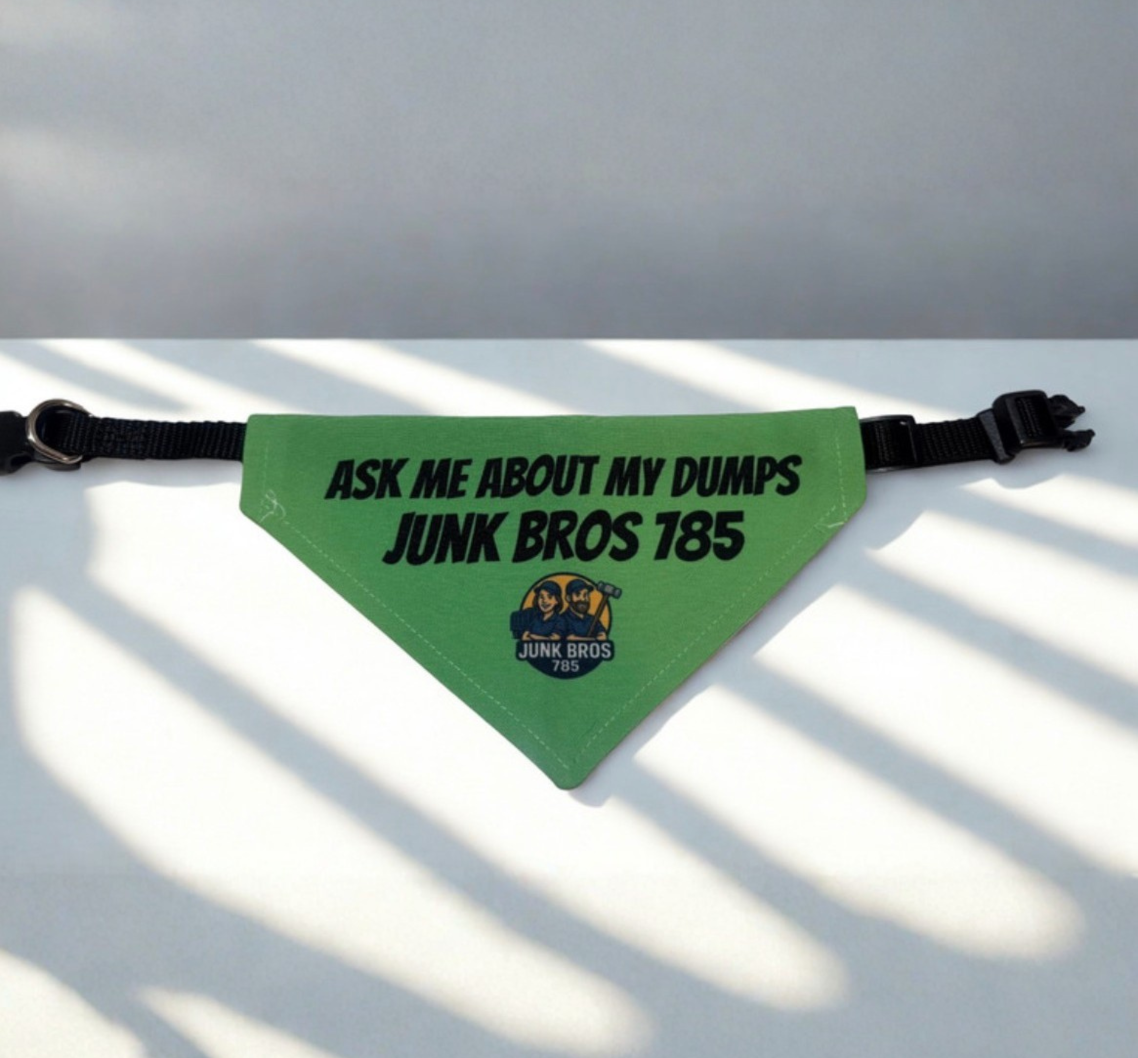 Ask Me About My Dumps | Funny Pet Accessory for Dogs and Cats | Perfect Gift for Pet Lovers and Special Occasions