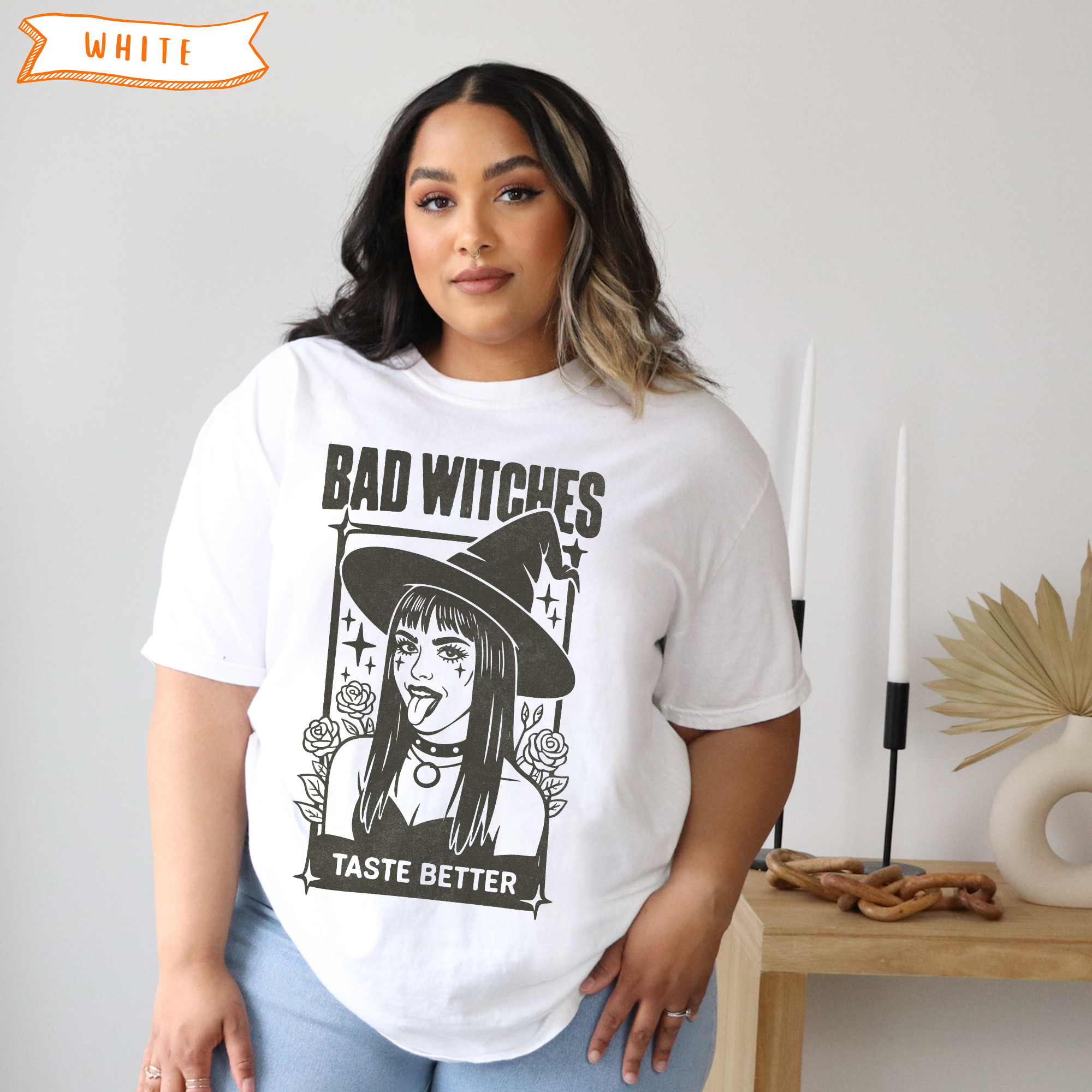 Bad Witches Taste Better T-Shirt product thumbnail image