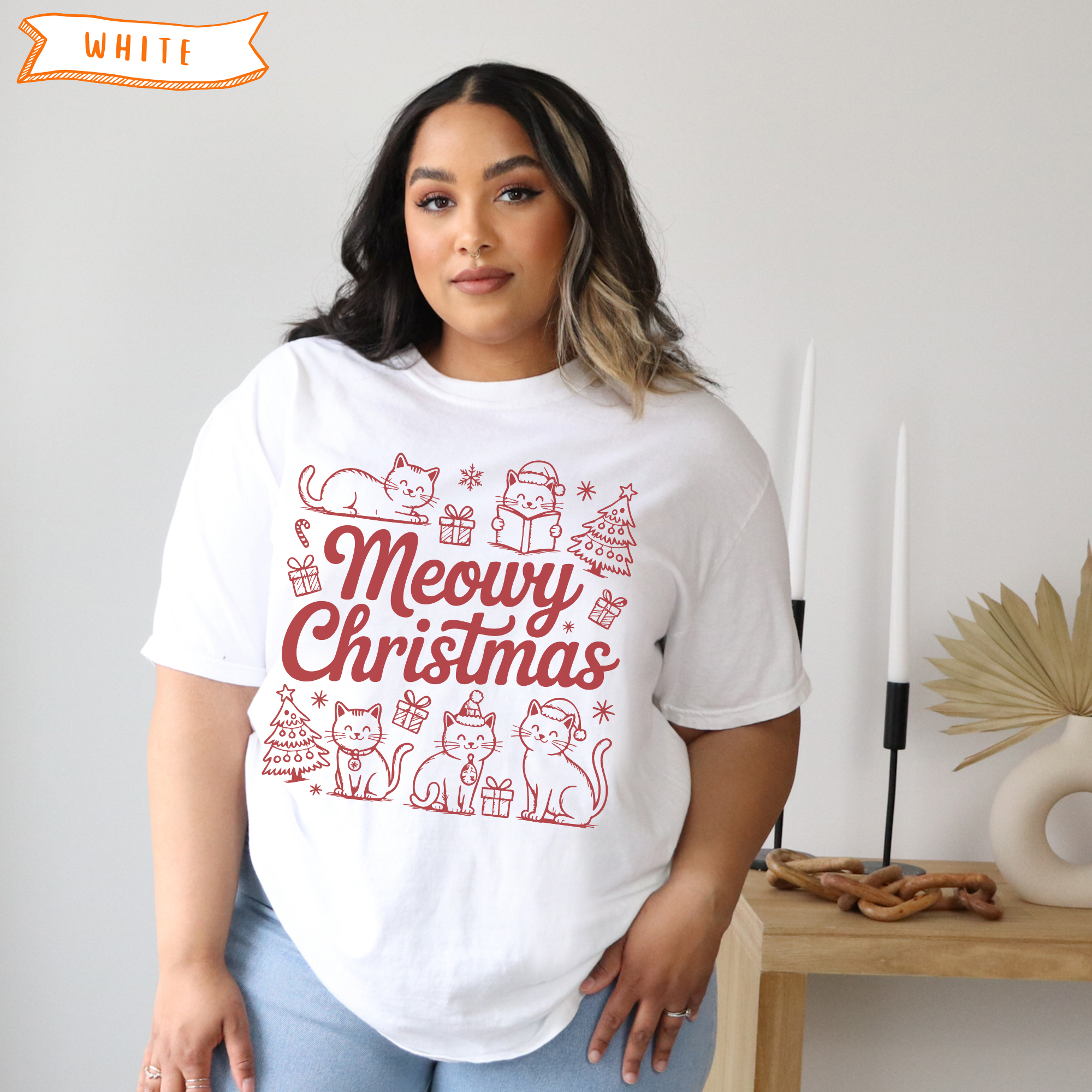 Meowy Christmas T-Shirt