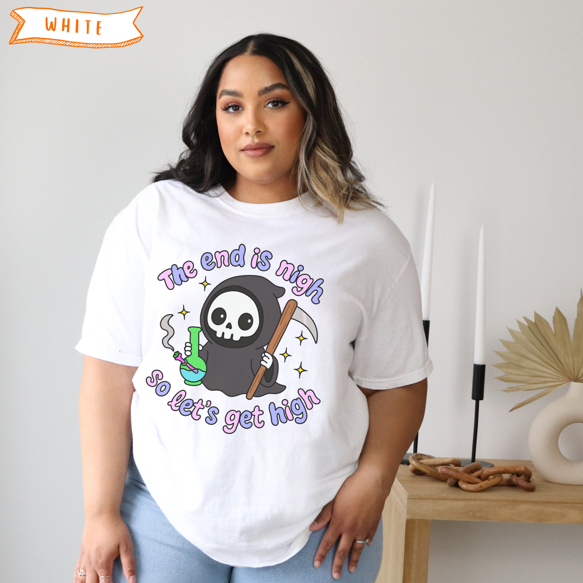 Cutie Stoned Grim Reaper T-Shirt Cutie Stoned Grim Reaper T-Shirt