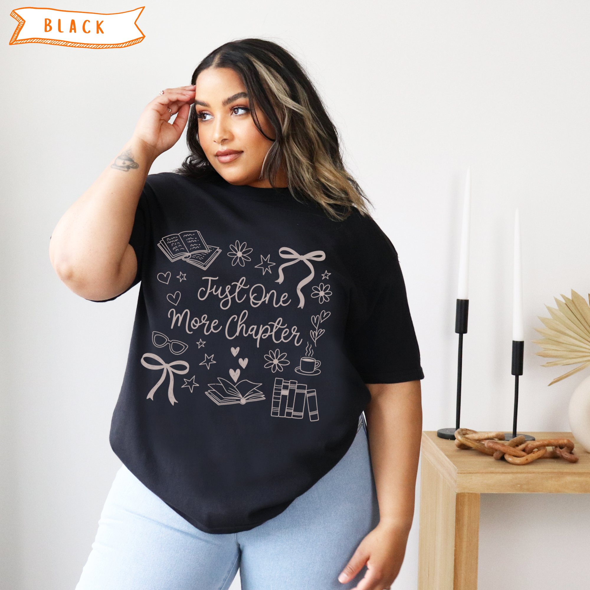 Just One More Chapter Coquette T-Shirt product thumbnail image