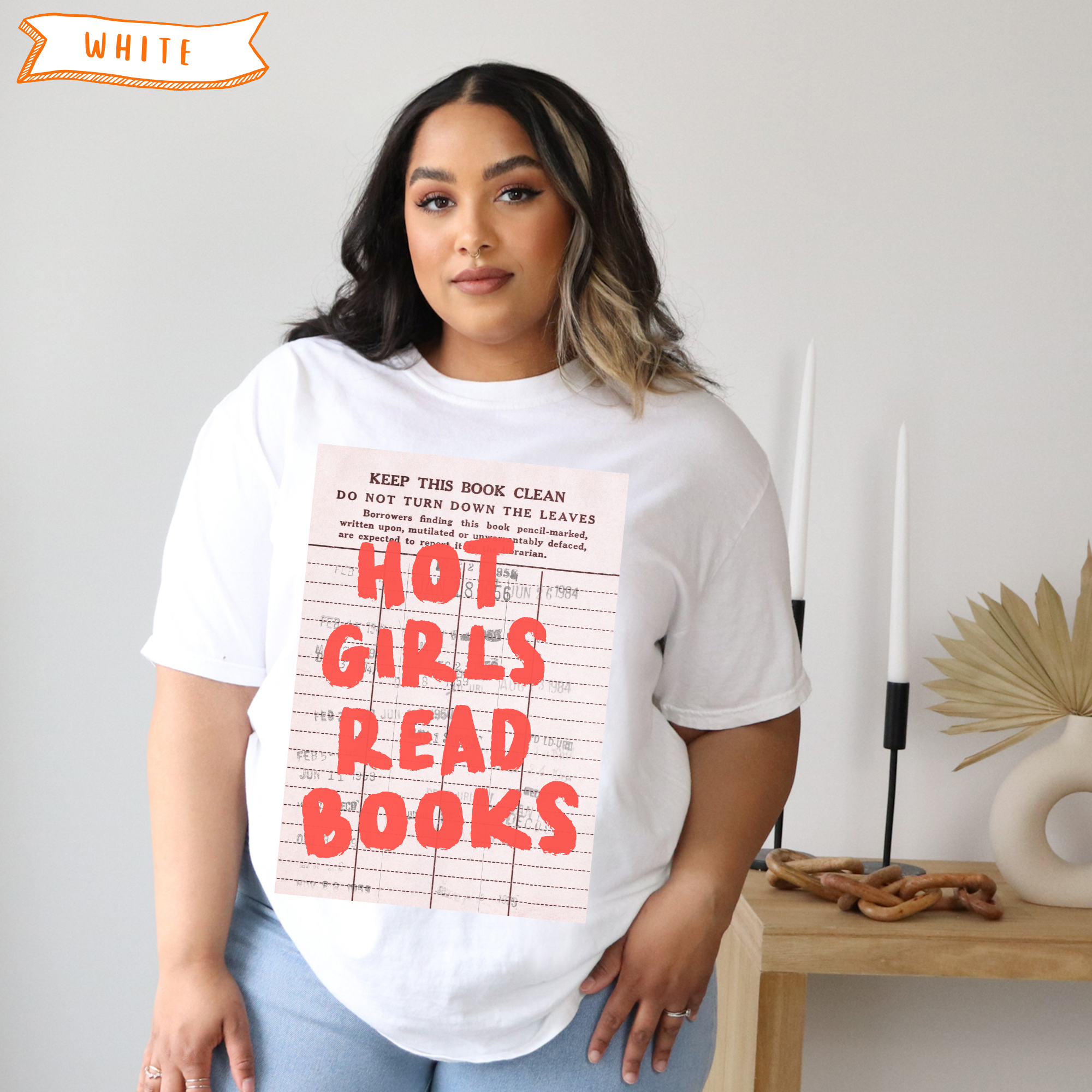 Hot Girls Read T-Shirt product thumbnail image