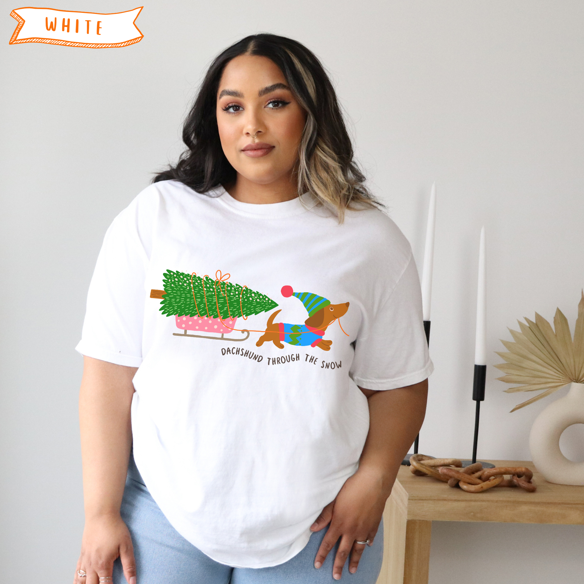 Dachshund Through the Snow T-Shirt Dachshund Through the Snow T-Shirt