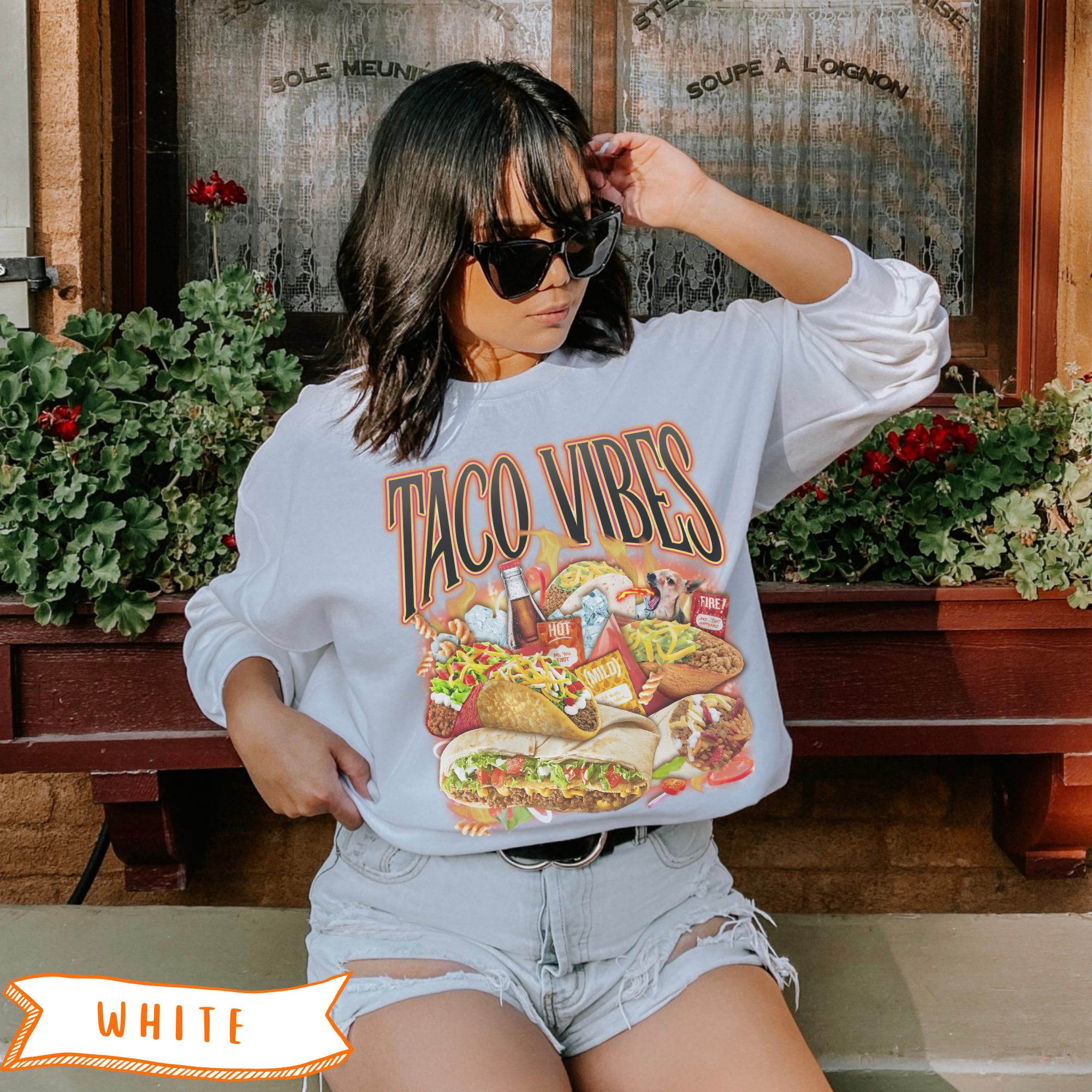 Taco Vibes Sweatshirt product thumbnail image