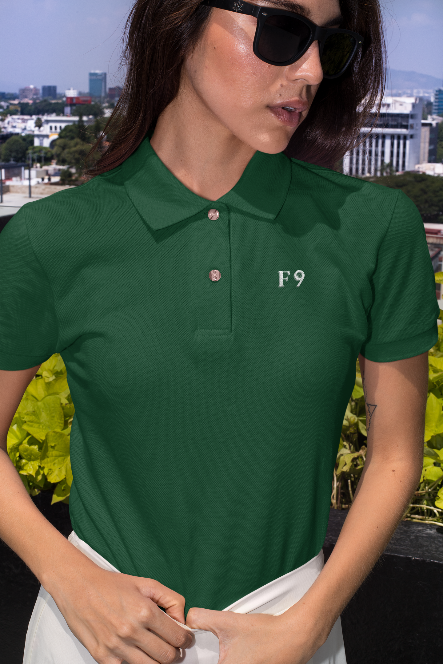 F9 Classic Performance Polo "Green" product thumbnail image
