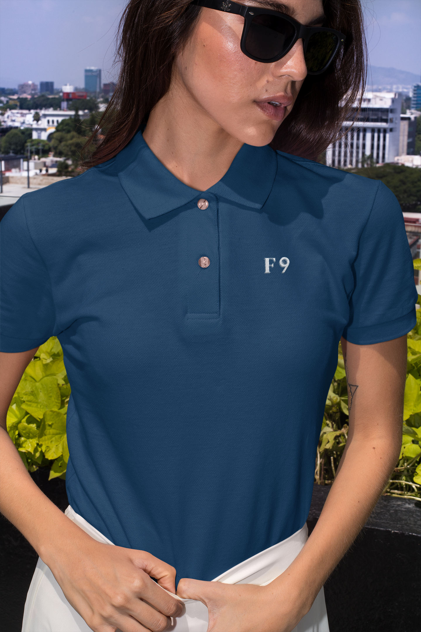 F9 Classic Performance Polo "Navy" product thumbnail image