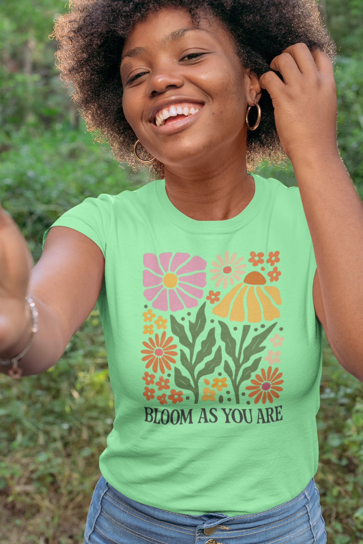 Bloom as You Are Floral Unisex T-Shirt | Gift for Flower Lovers, Spring Fashion, Positive Vibes, Nature Inspired Tee, Casual Wear