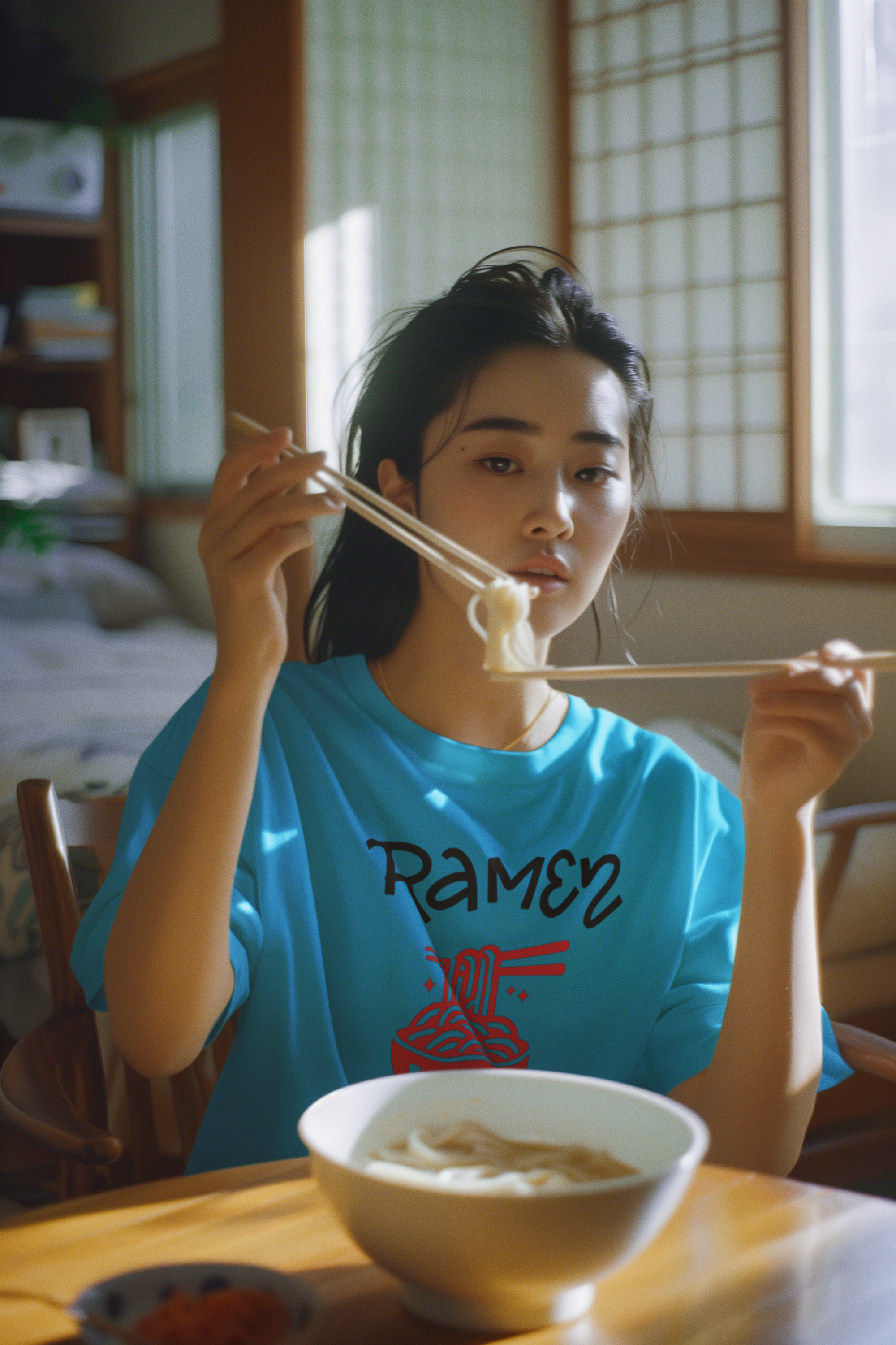 Ramen Makes Life Better T-Shirt product thumbnail image