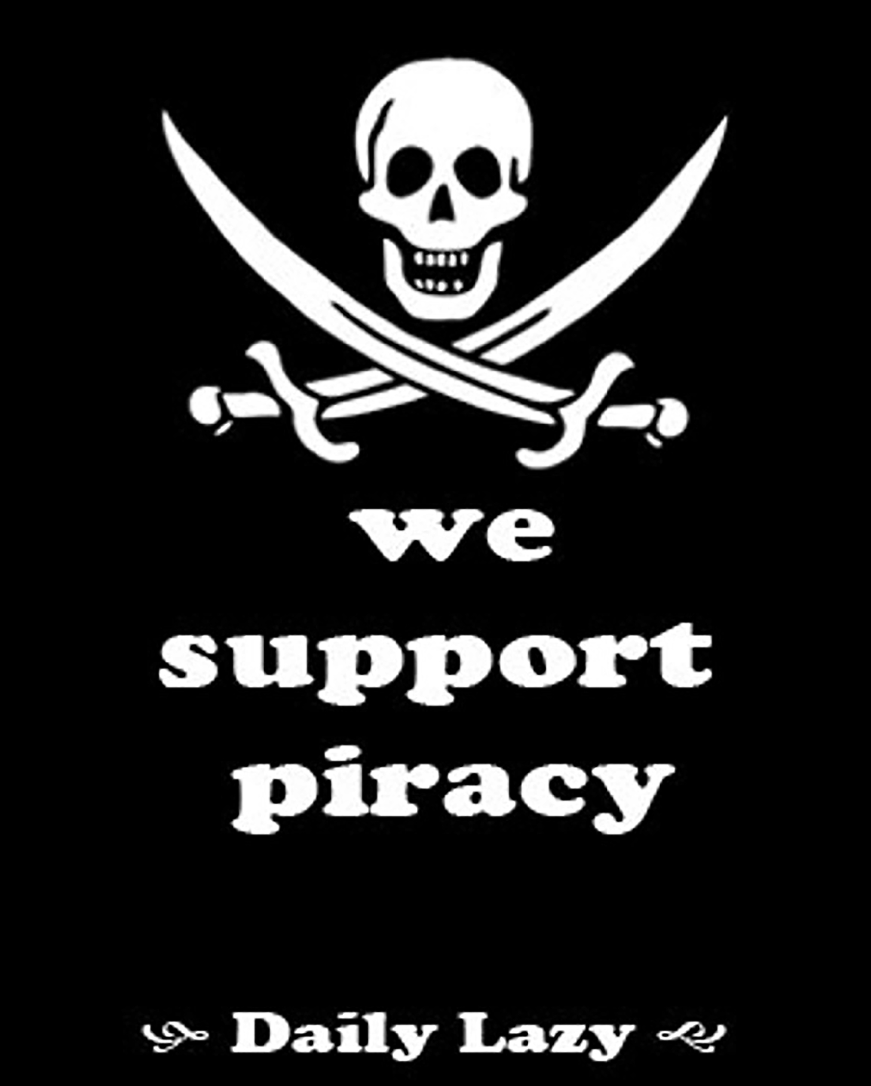 We support piracy product thumbnail image We support piracy product thumbnail image