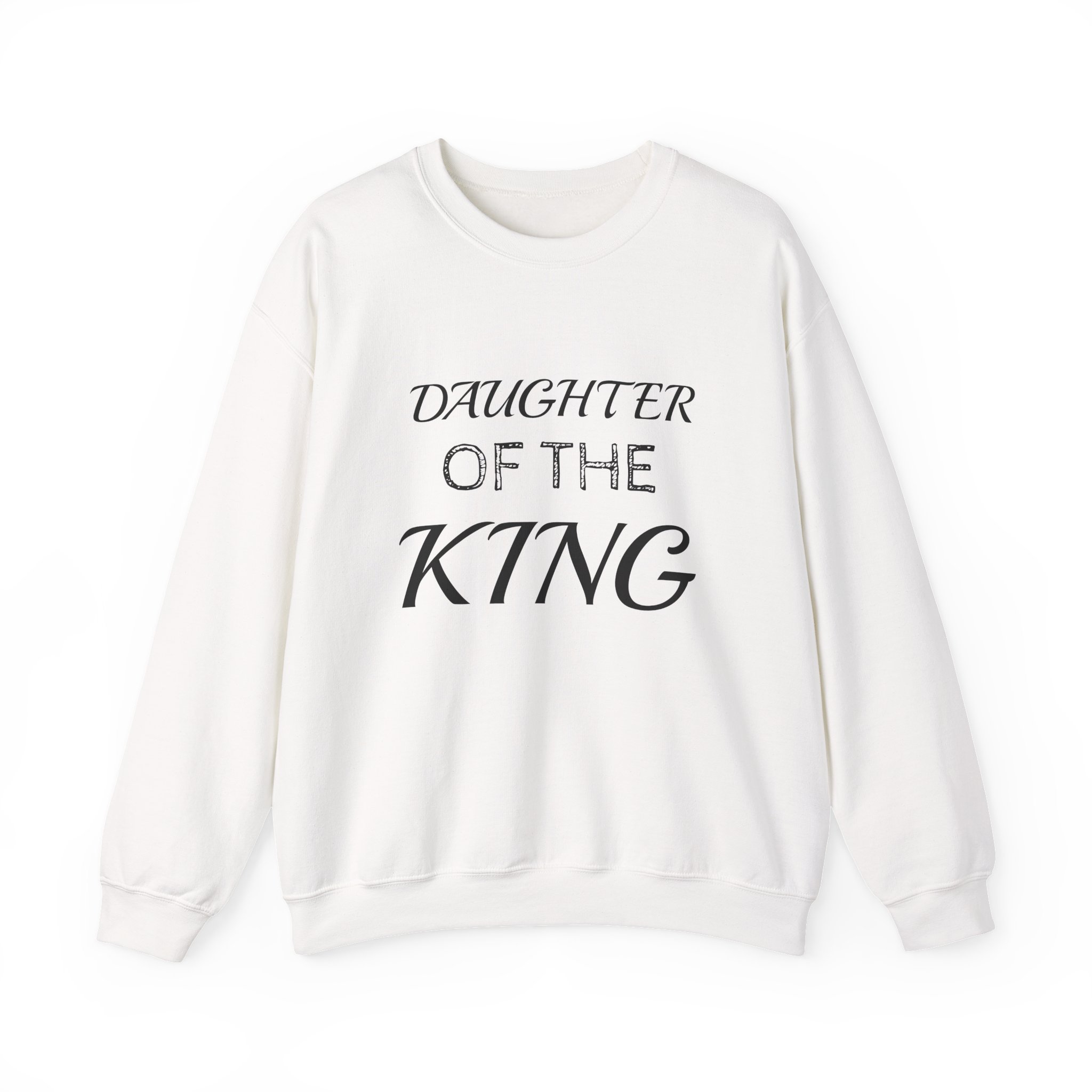 Sweatshirt - Daughter of the King - Christian Apparel product thumbnail image Sweatshirt - Daughter of the King - Christian Apparel product thumbnail image