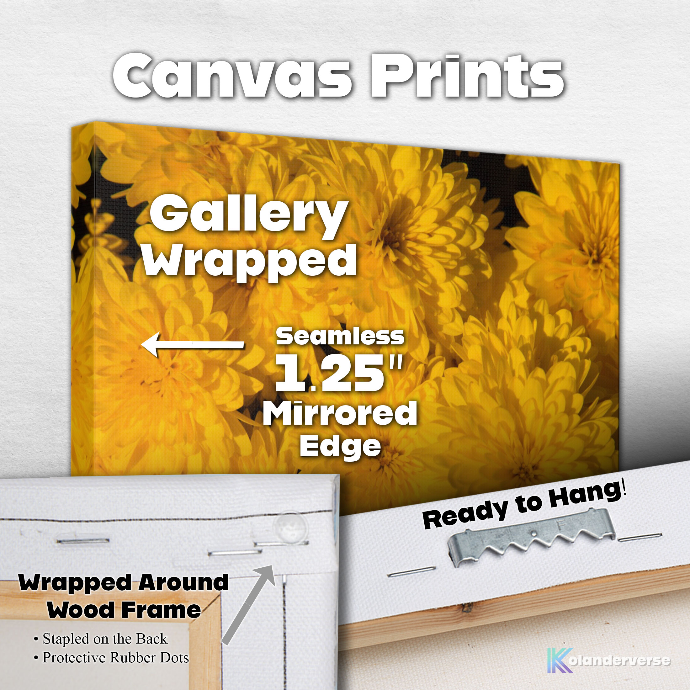 Golden Yellow Mum Flowers - Canvas Print - Bright Floral Garden Photography, Autumn Home Décor Wall Hanging #72 product thumbnail image Golden Yellow Mum Flowers - Canvas Print - Bright Floral Garden Photography, Autumn Home Décor Wall Hanging #72 product thumbnail image