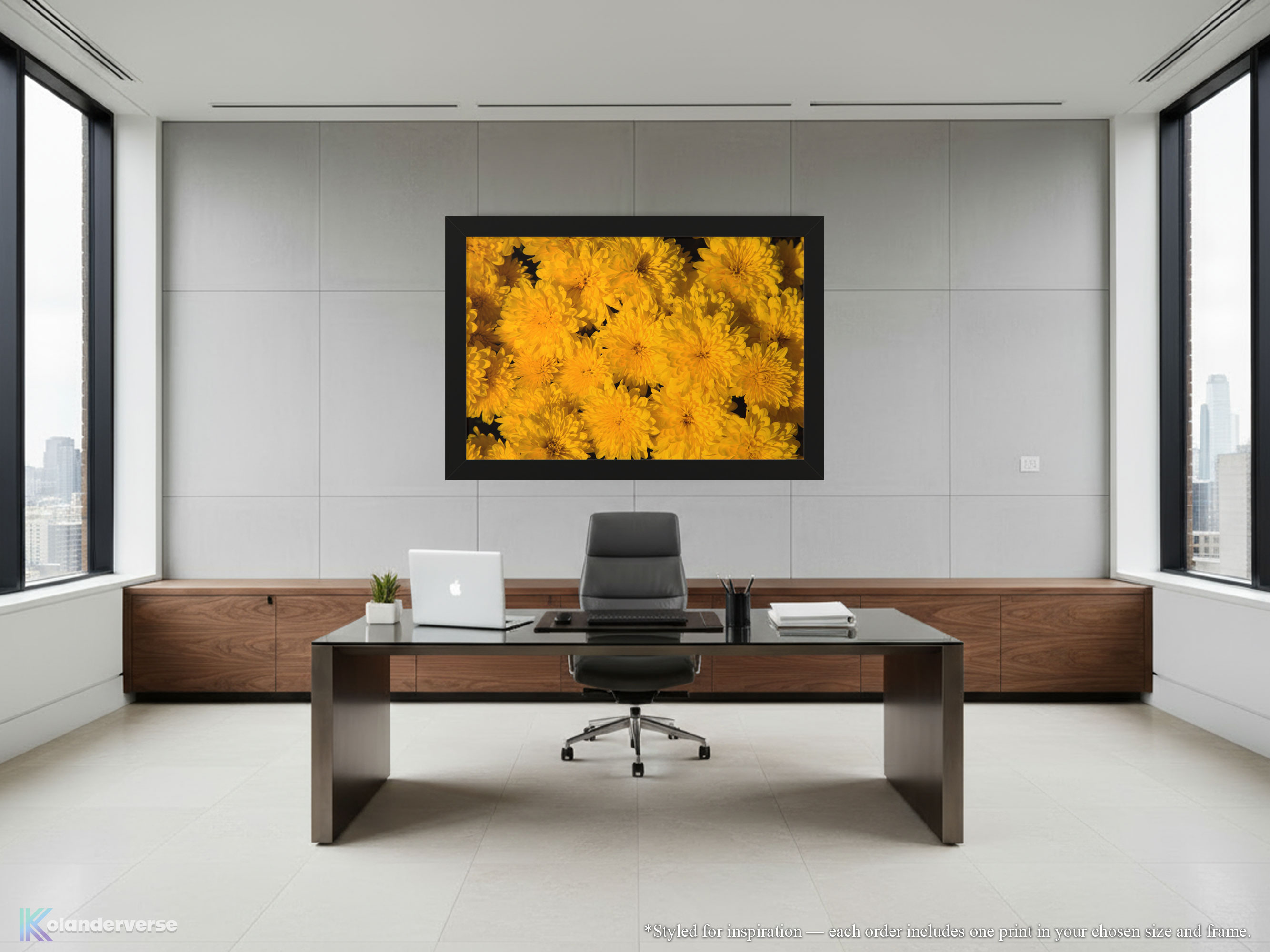 Golden Yellow Mum Flowers - Framed Print - Bright Floral Garden Photography, Autumn Home Décor Wall Hanging #72 product thumbnail image Golden Yellow Mum Flowers - Framed Print - Bright Floral Garden Photography, Autumn Home Décor Wall Hanging #72 product thumbnail image