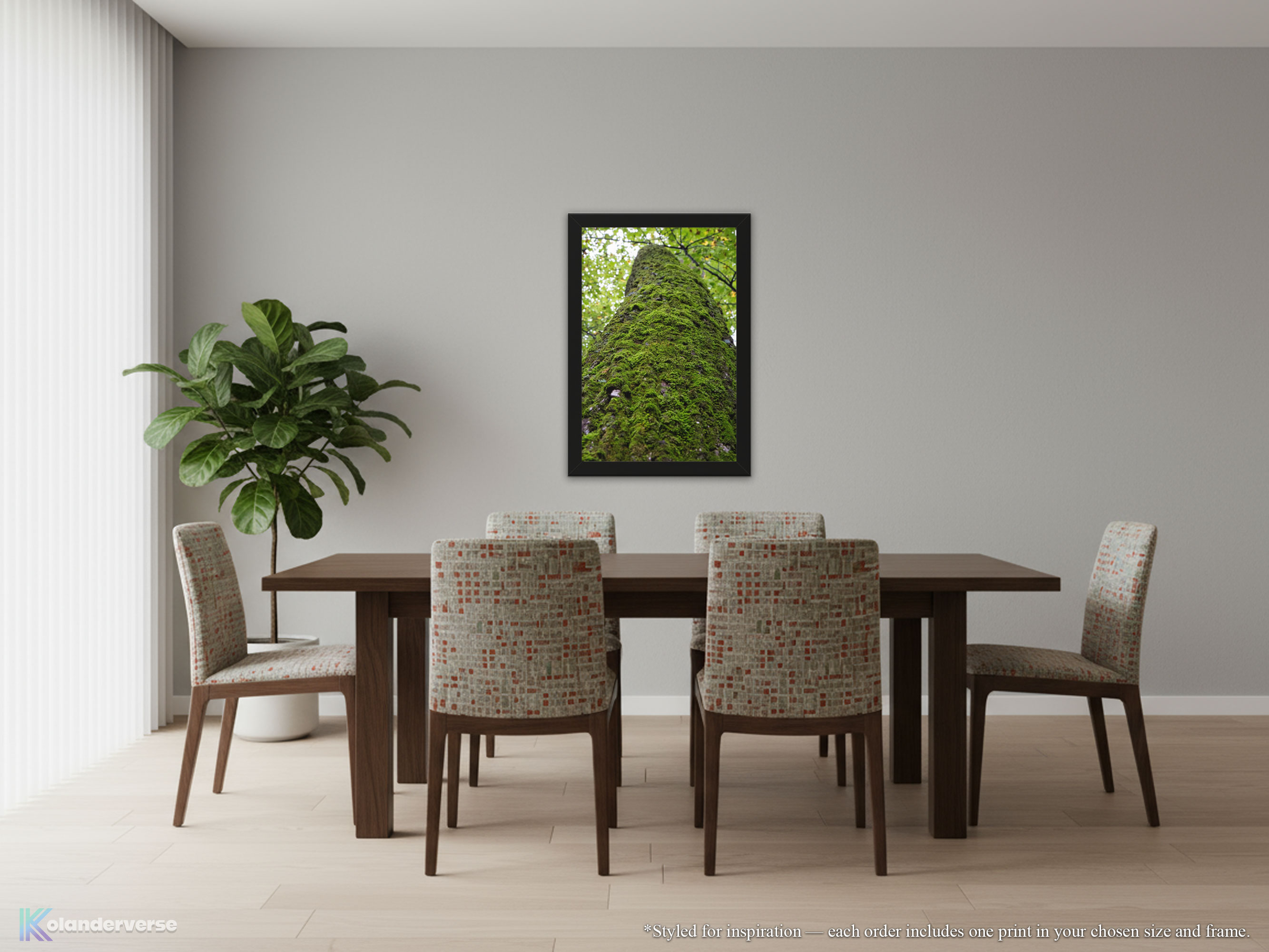 Moss Covered Tree Trunk in Forest – Framed Print - Rustic Woodland Wall Art Decor, Green Mossy Texture in Nature #26 product thumbnail image Moss Covered Tree Trunk in Forest – Framed Print - Rustic Woodland Wall Art Decor, Green Mossy Texture in Nature #26 product thumbnail image