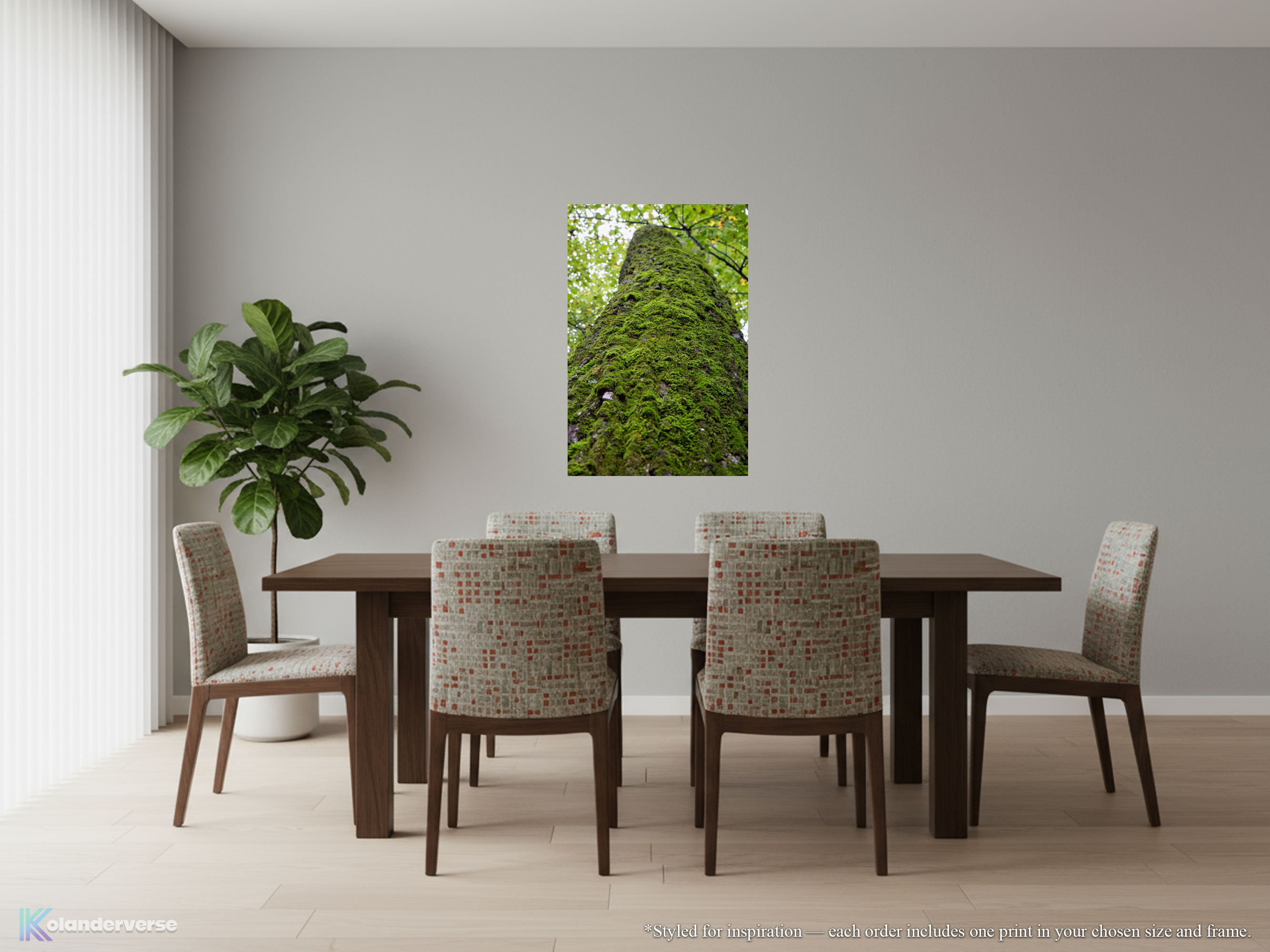 Moss Covered Tree Trunk in Forest – Giclée Poster Print - Rustic Woodland Wall Art Decor, Green Mossy Texture in Nature #26 product thumbnail image Moss Covered Tree Trunk in Forest – Giclée Poster Print - Rustic Woodland Wall Art Decor, Green Mossy Texture in Nature #26 product thumbnail image