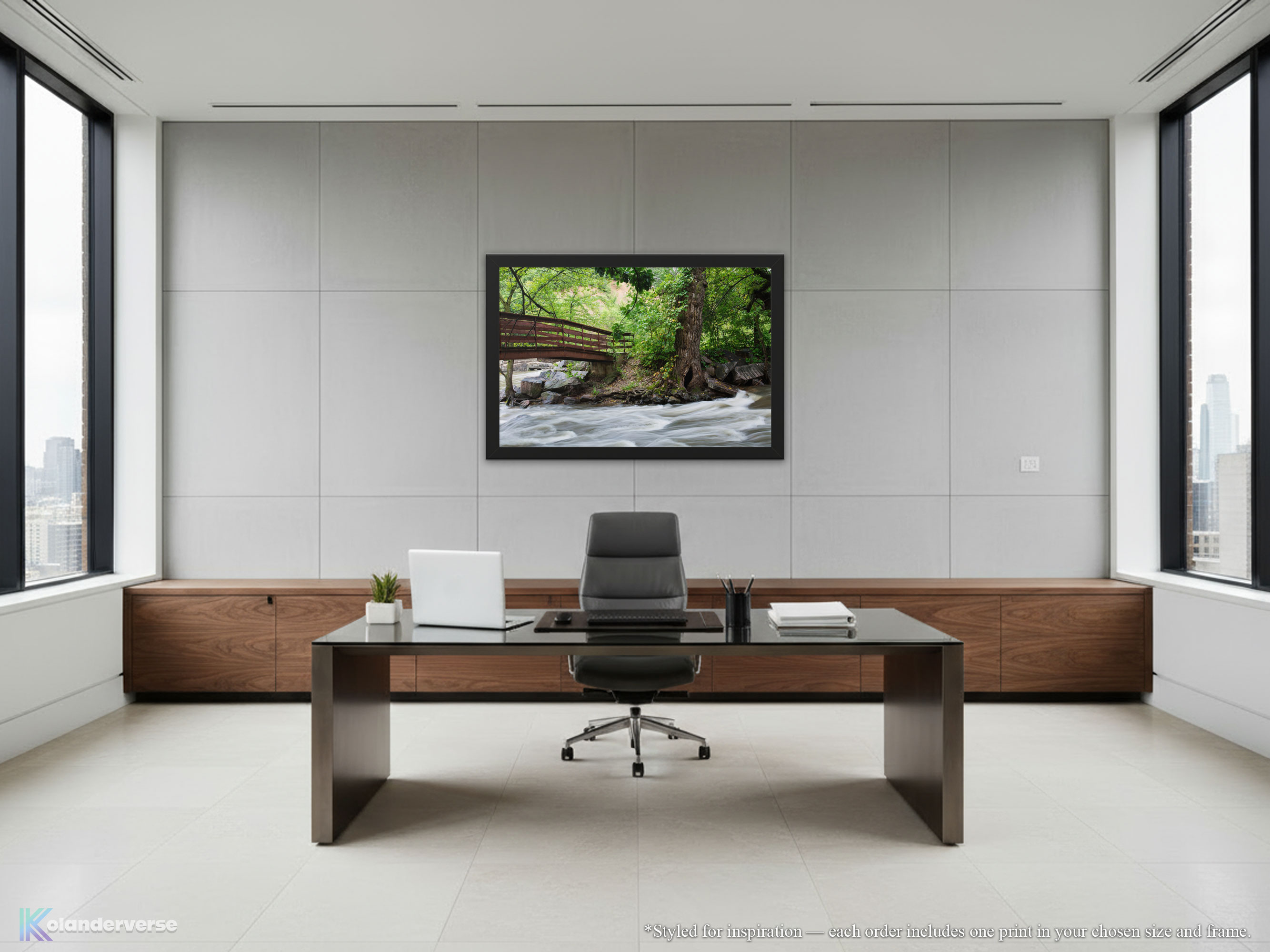 Rustic Bridge River Print – Framed Print - Flowing Waterfall Photography, Nature Woodland Stream Landscape Wall Art #28 product thumbnail image Rustic Bridge River Print – Framed Print - Flowing Waterfall Photography, Nature Woodland Stream Landscape Wall Art #28 product thumbnail image