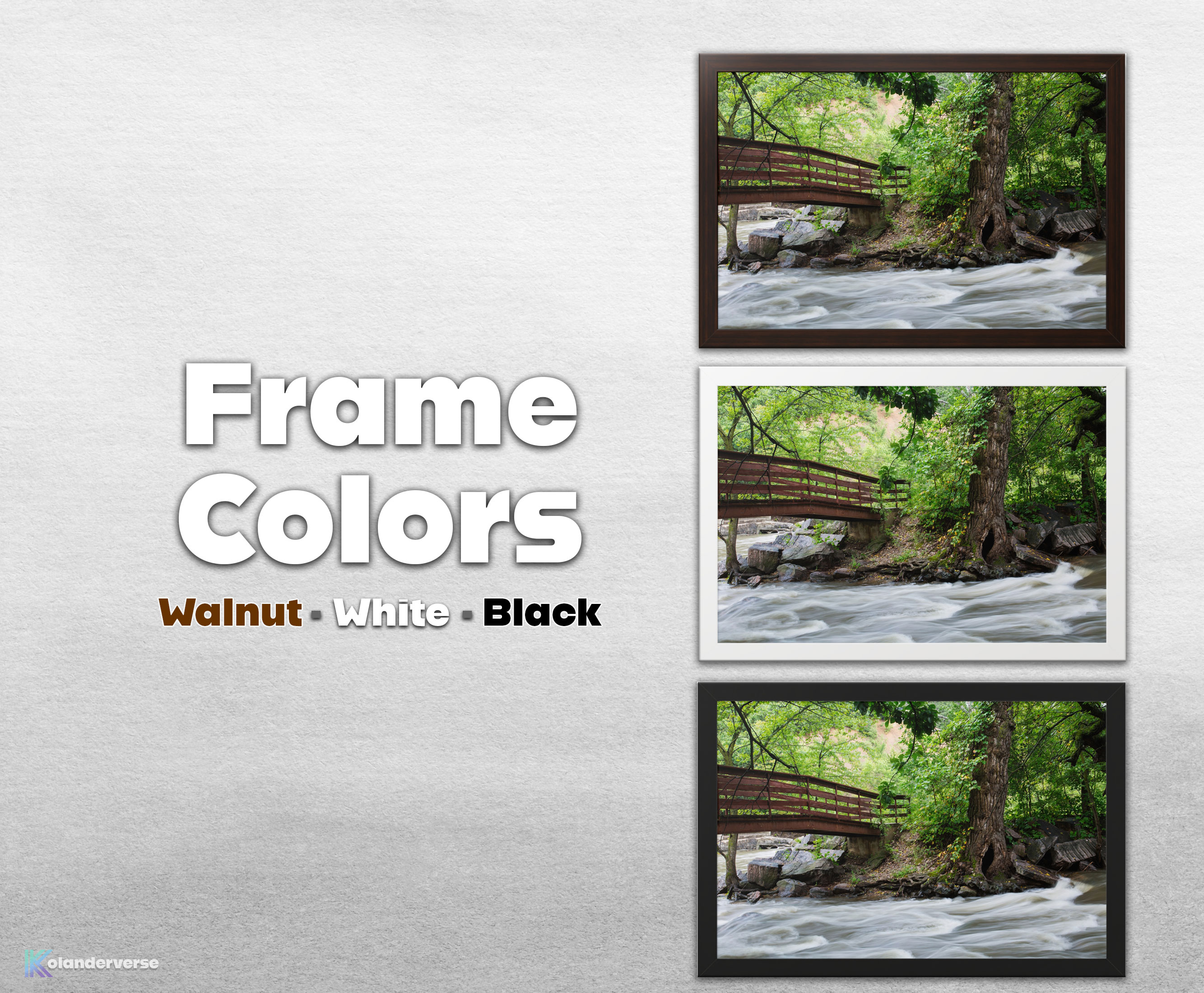 Rustic Bridge River Print – Framed Print - Flowing Waterfall Photography, Nature Woodland Stream Landscape Wall Art #28 product thumbnail image Rustic Bridge River Print – Framed Print - Flowing Waterfall Photography, Nature Woodland Stream Landscape Wall Art #28 product thumbnail image