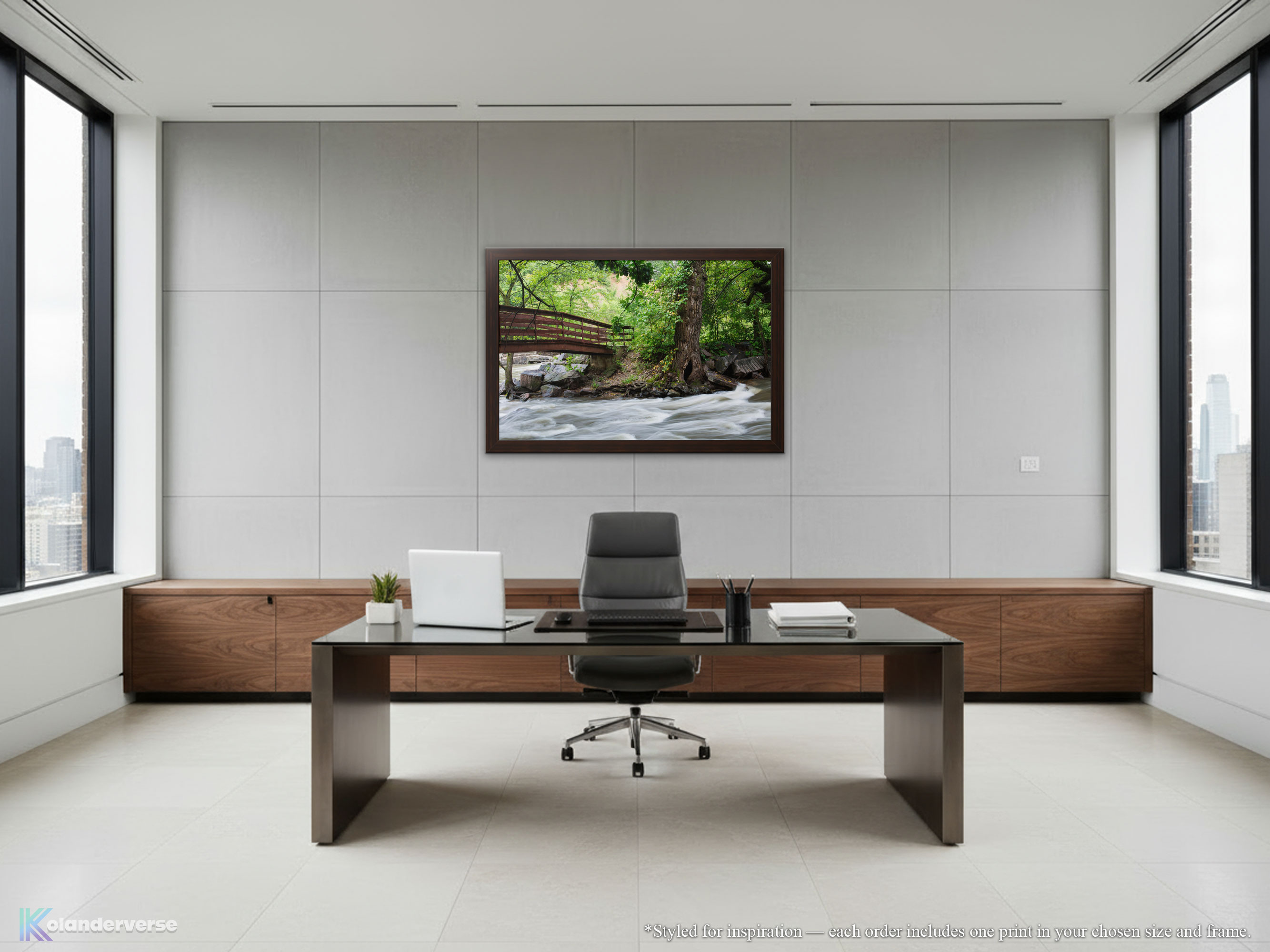 Rustic Bridge River Print – Framed Print - Flowing Waterfall Photography, Nature Woodland Stream Landscape Wall Art #28 product thumbnail image Rustic Bridge River Print – Framed Print - Flowing Waterfall Photography, Nature Woodland Stream Landscape Wall Art #28 product thumbnail image