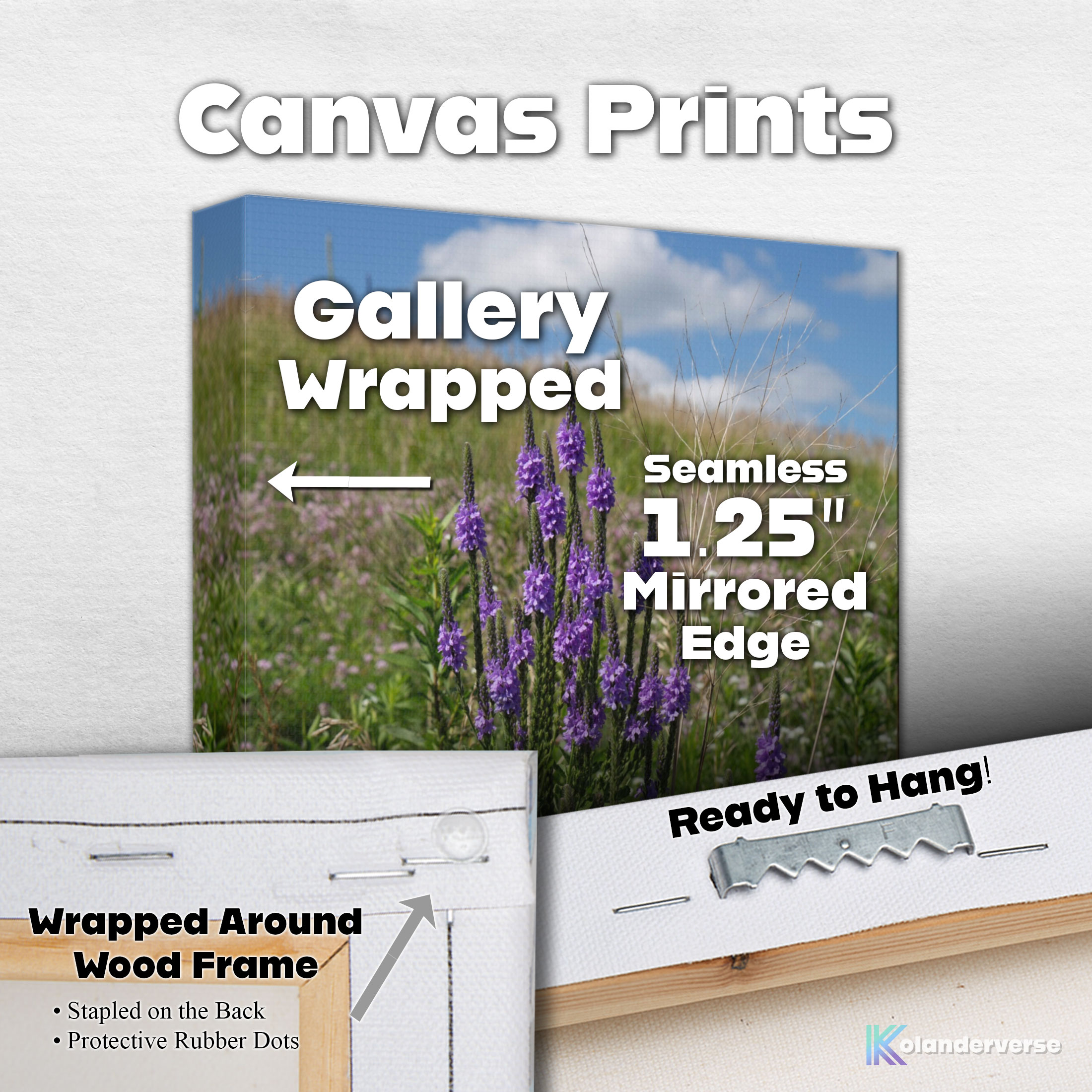 Purple Vervain Wildflower - Canvas Print - Wild Flower Prairie Nature Wall Art - Botanical Bedroom Décor #32 product thumbnail image Purple Vervain Wildflower - Canvas Print - Wild Flower Prairie Nature Wall Art - Botanical Bedroom Décor #32 product thumbnail image
