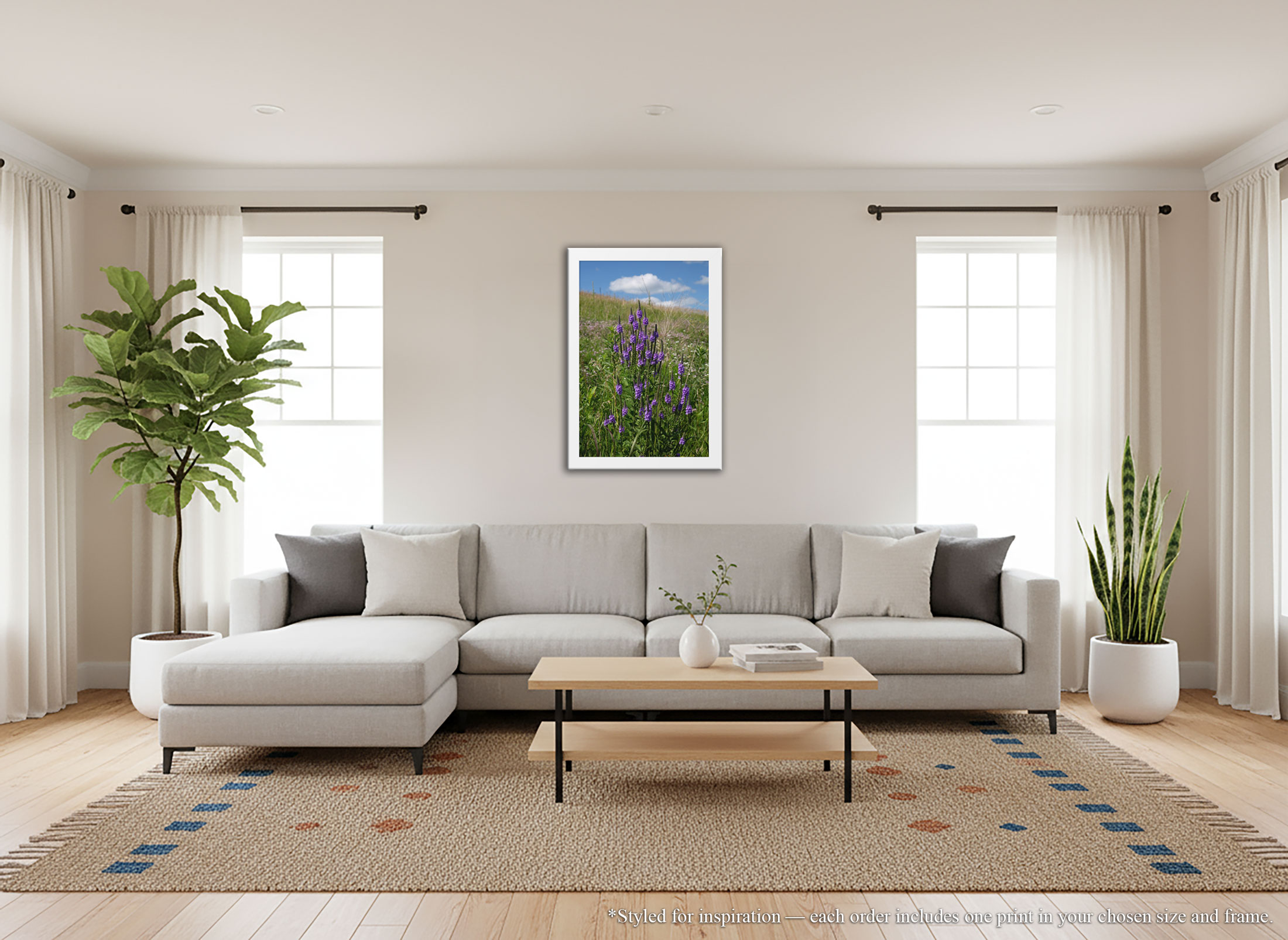 Purple Vervain Wildflower - Framed Print - Wild Flower Prairie Nature Wall Art - Botanical Bedroom Décor #32 product thumbnail image Purple Vervain Wildflower - Framed Print - Wild Flower Prairie Nature Wall Art - Botanical Bedroom Décor #32 product thumbnail image