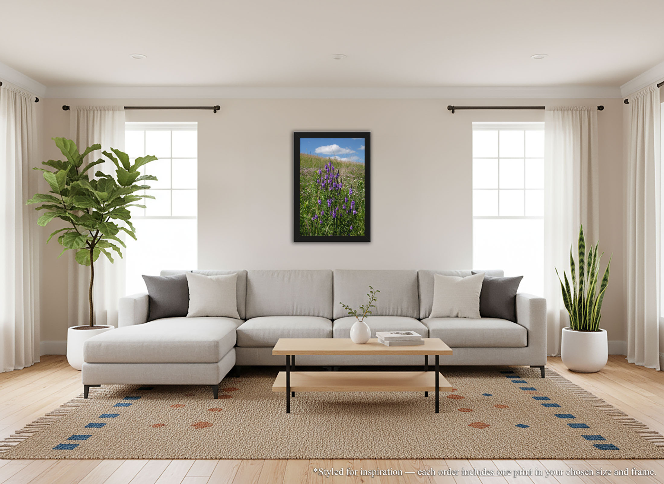 Purple Vervain Wildflower - Framed Print - Wild Flower Prairie Nature Wall Art - Botanical Bedroom Décor #32 product thumbnail image Purple Vervain Wildflower - Framed Print - Wild Flower Prairie Nature Wall Art - Botanical Bedroom Décor #32 product thumbnail image