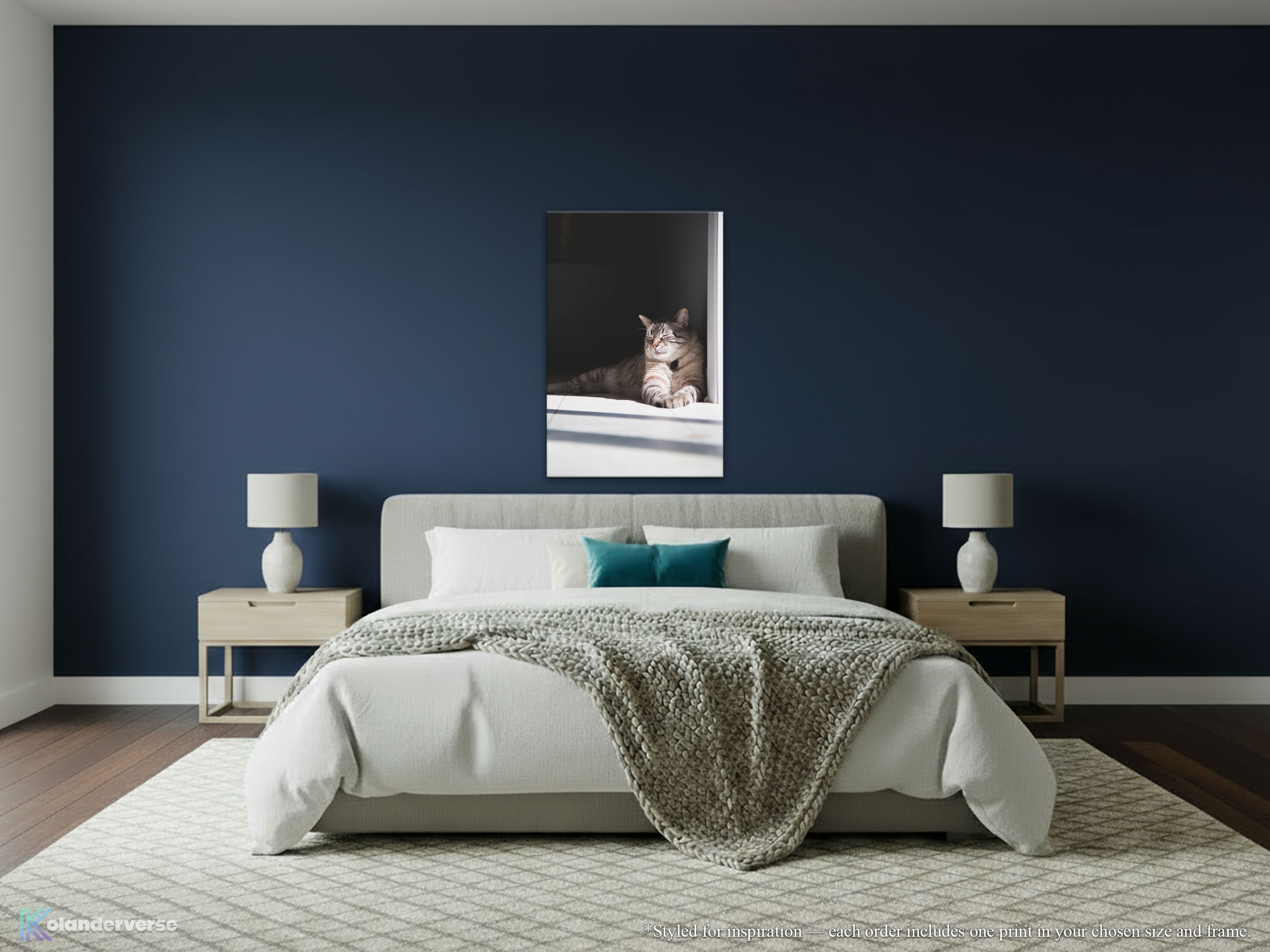 Siamese Lynx Point Cat - Canvas Print - Relaxed Feline in Sunshine Photography #33 product thumbnail image