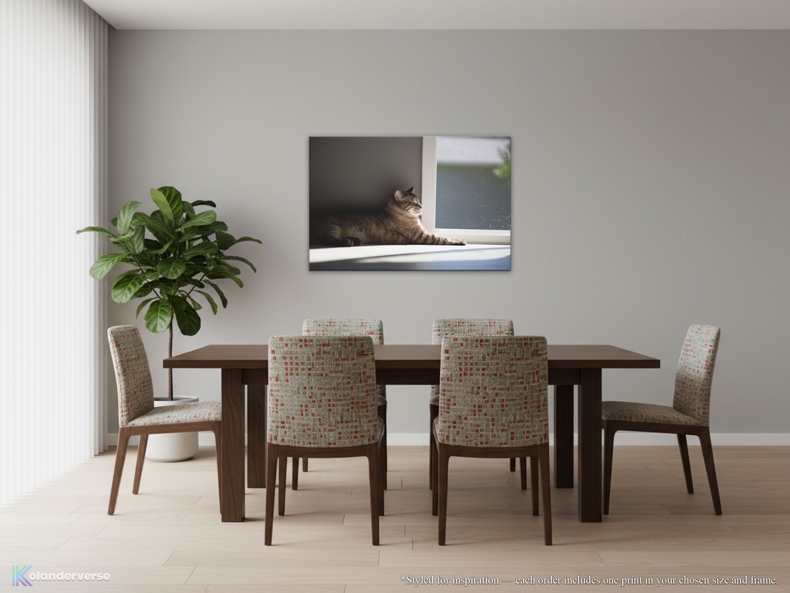 Sunlit Siamese Cat - Canvas Print - Cozy Feline in Sunshine Photography #34 product thumbnail image Sunlit Siamese Cat - Canvas Print - Cozy Feline in Sunshine Photography #34 product thumbnail image