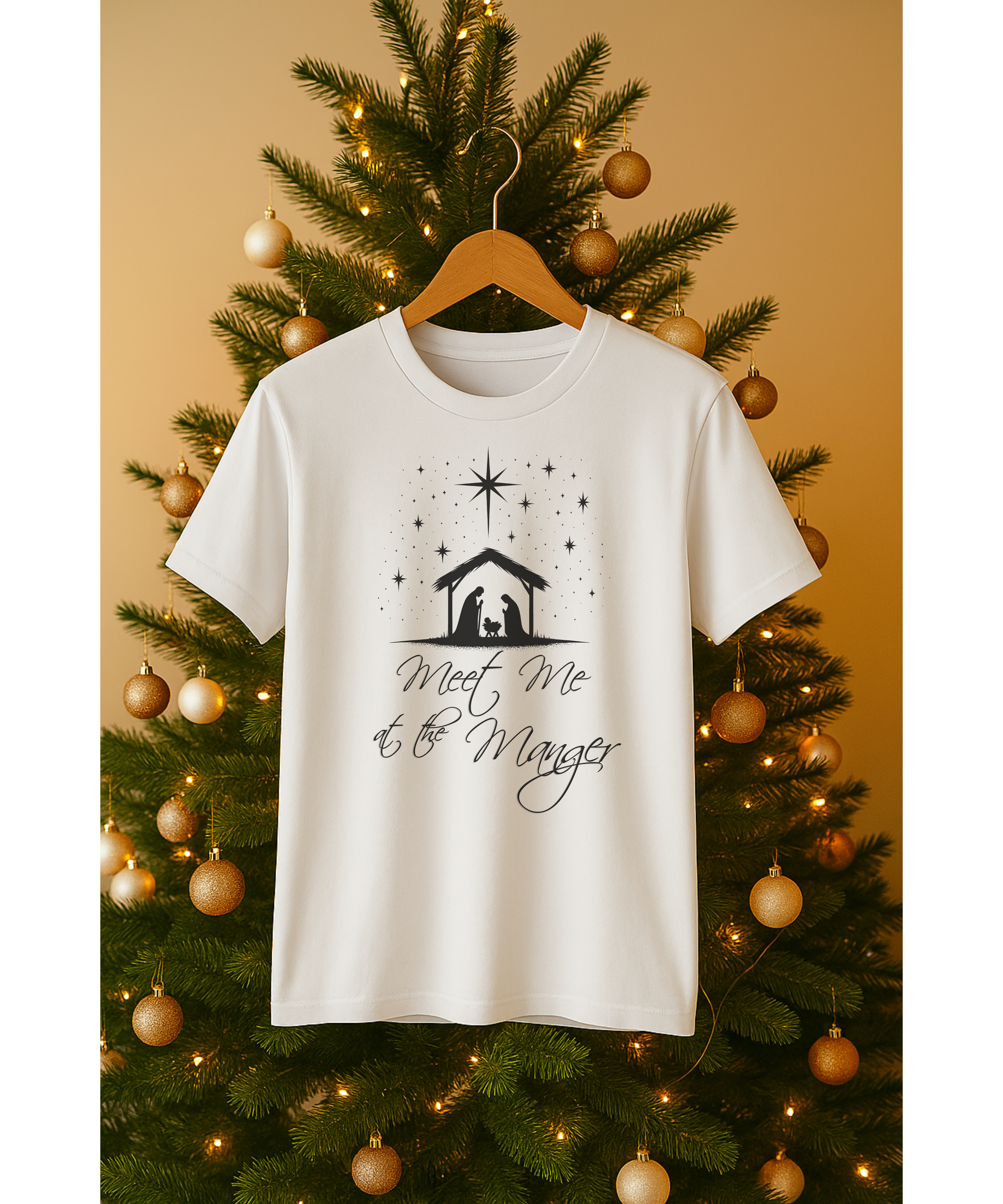 Meet Me at the Manger Christian Christmas Softstyle T-Shirt | Nativity Scene Faith Tee | Luke 2:11 Bible Verse Shirt for the Holidays, Christmas Apparel, Faithwear, Christ product thumbnail image Meet Me at the Manger Christian Christmas Softstyle T-Shirt | Nativity Scene Faith Tee | Luke 2:11 Bible Verse Shirt for the Holidays, Christmas Apparel, Faithwear, Christ product thumbnail image