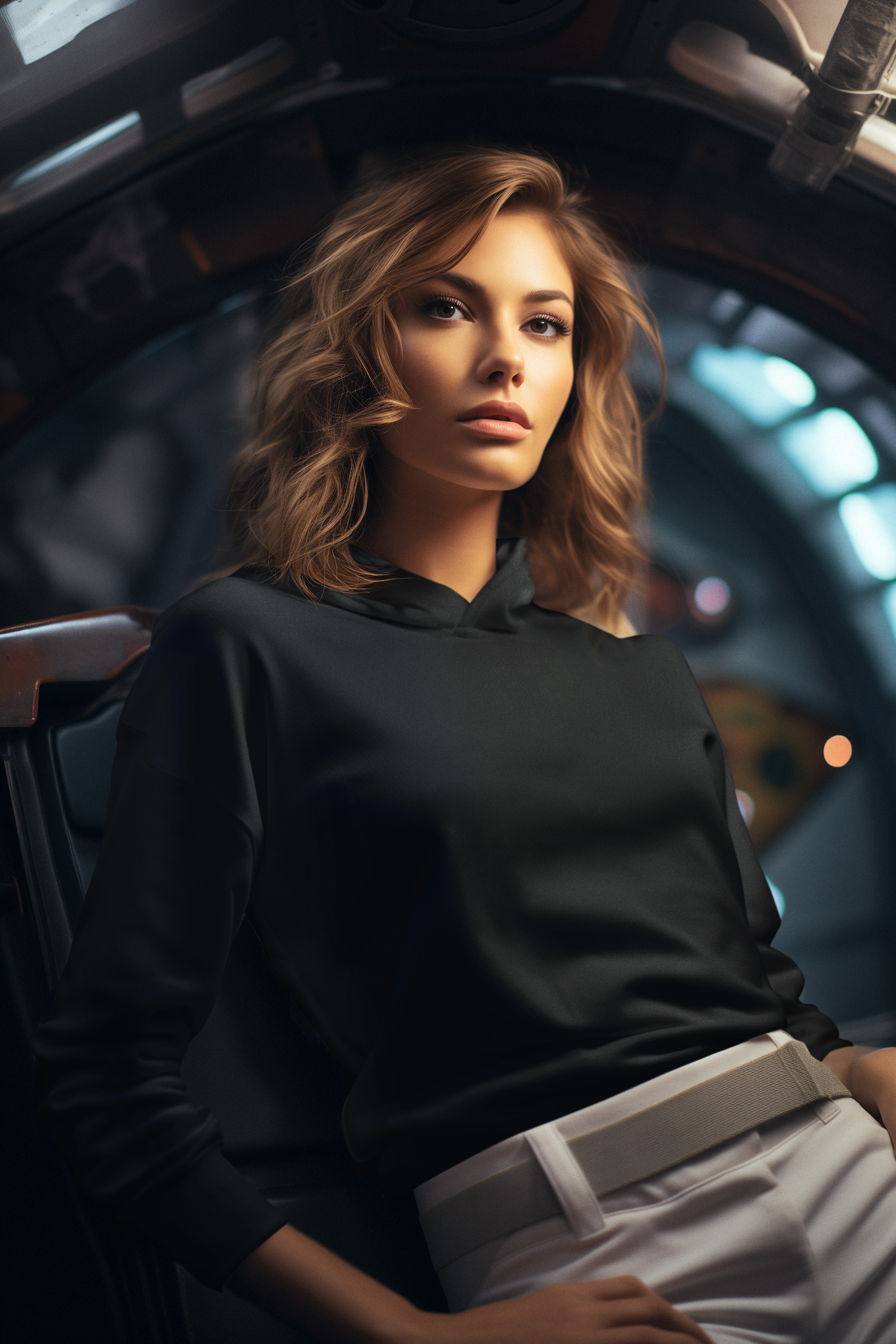 Women's Cinched Hoodie product thumbnail image