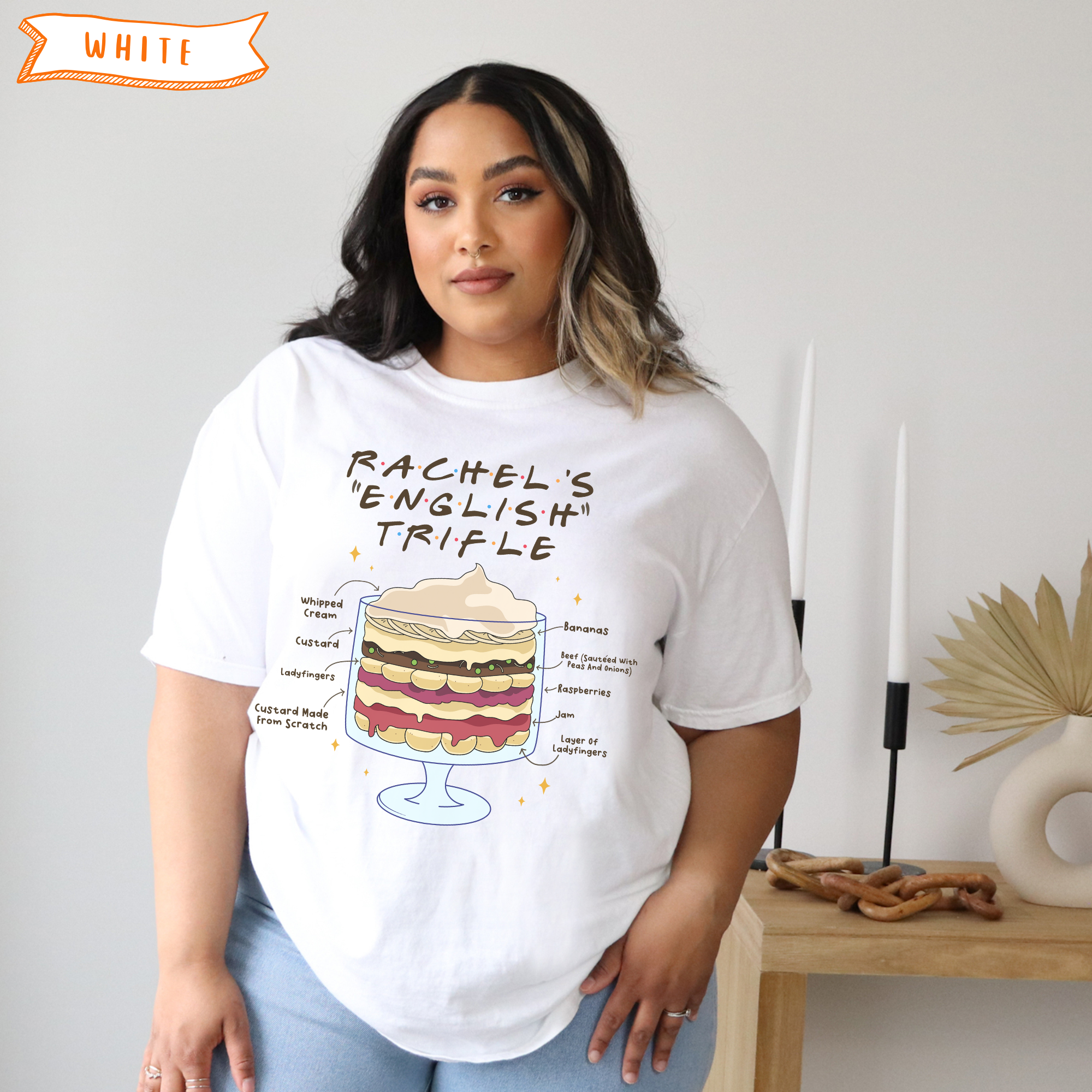 English Trifle Diagram T-Shirt English Trifle Diagram T-Shirt