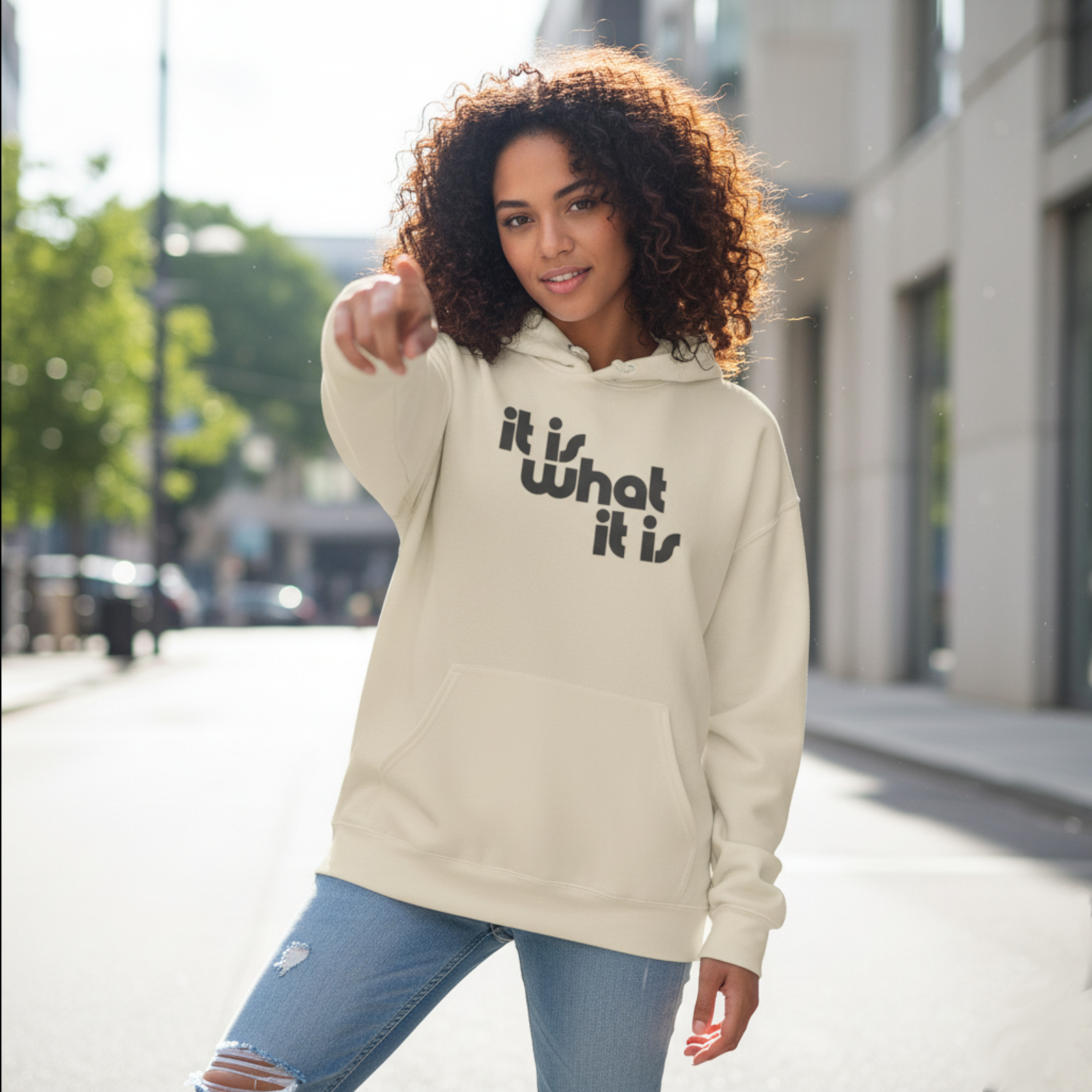 It is what it is hoodie