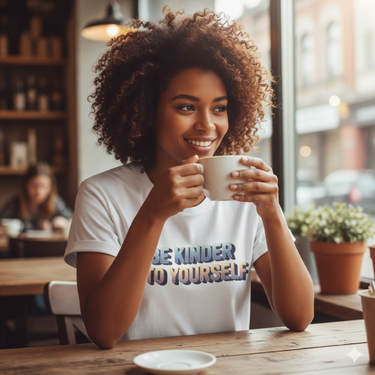 Be Kinder to Yourself T-Shirt — Positive Message Graphic Tee product thumbnail image Be Kinder to Yourself T-Shirt — Positive Message Graphic Tee product thumbnail image