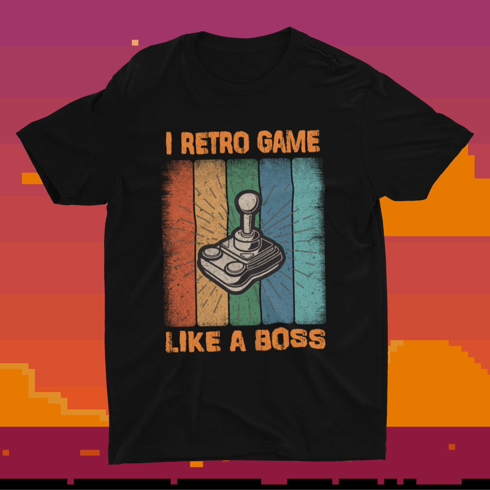 I Retro Game Like a Boss Shirt product thumbnail image