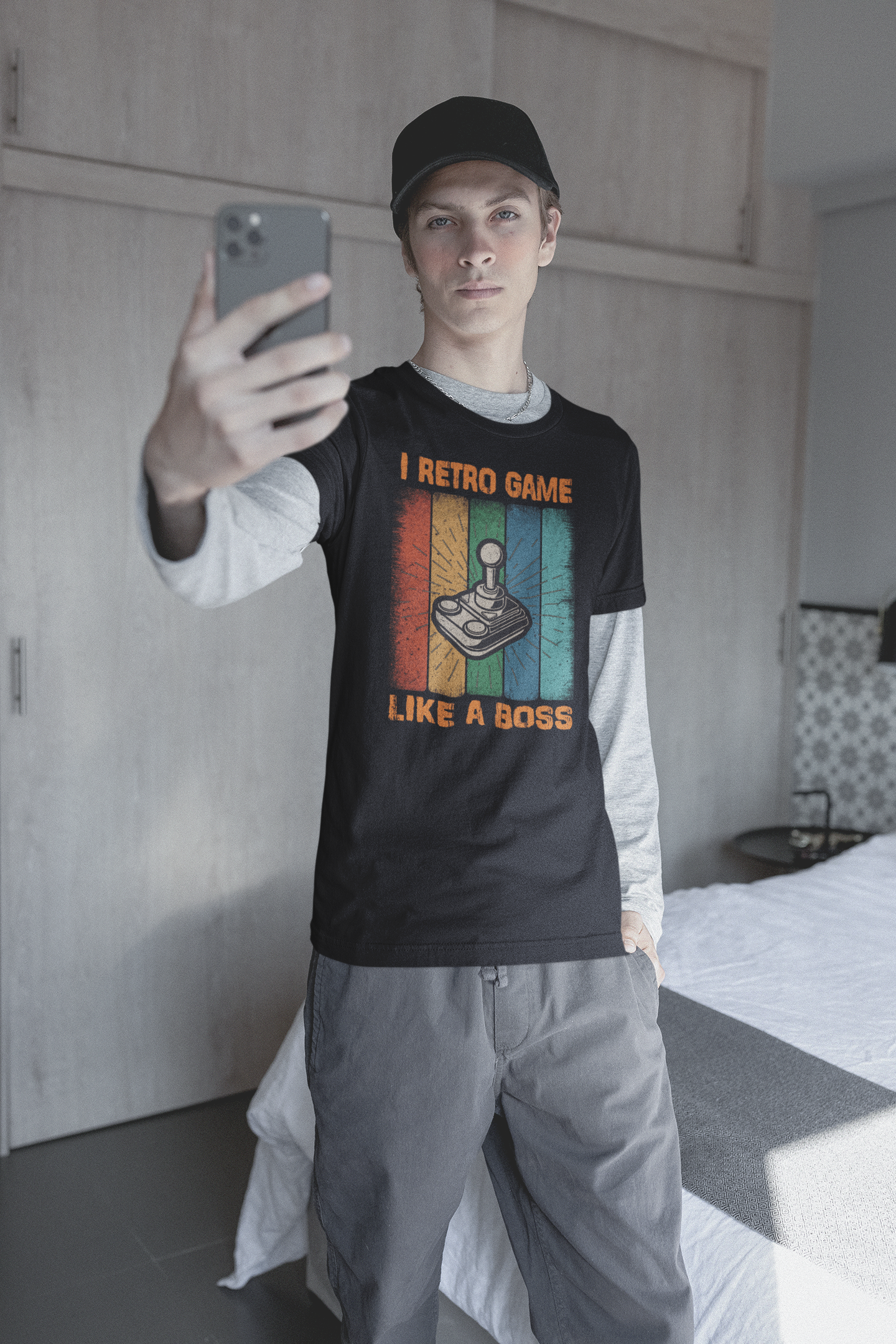 I Retro Game Like a Boss Shirt product thumbnail image I Retro Game Like a Boss Shirt product thumbnail image